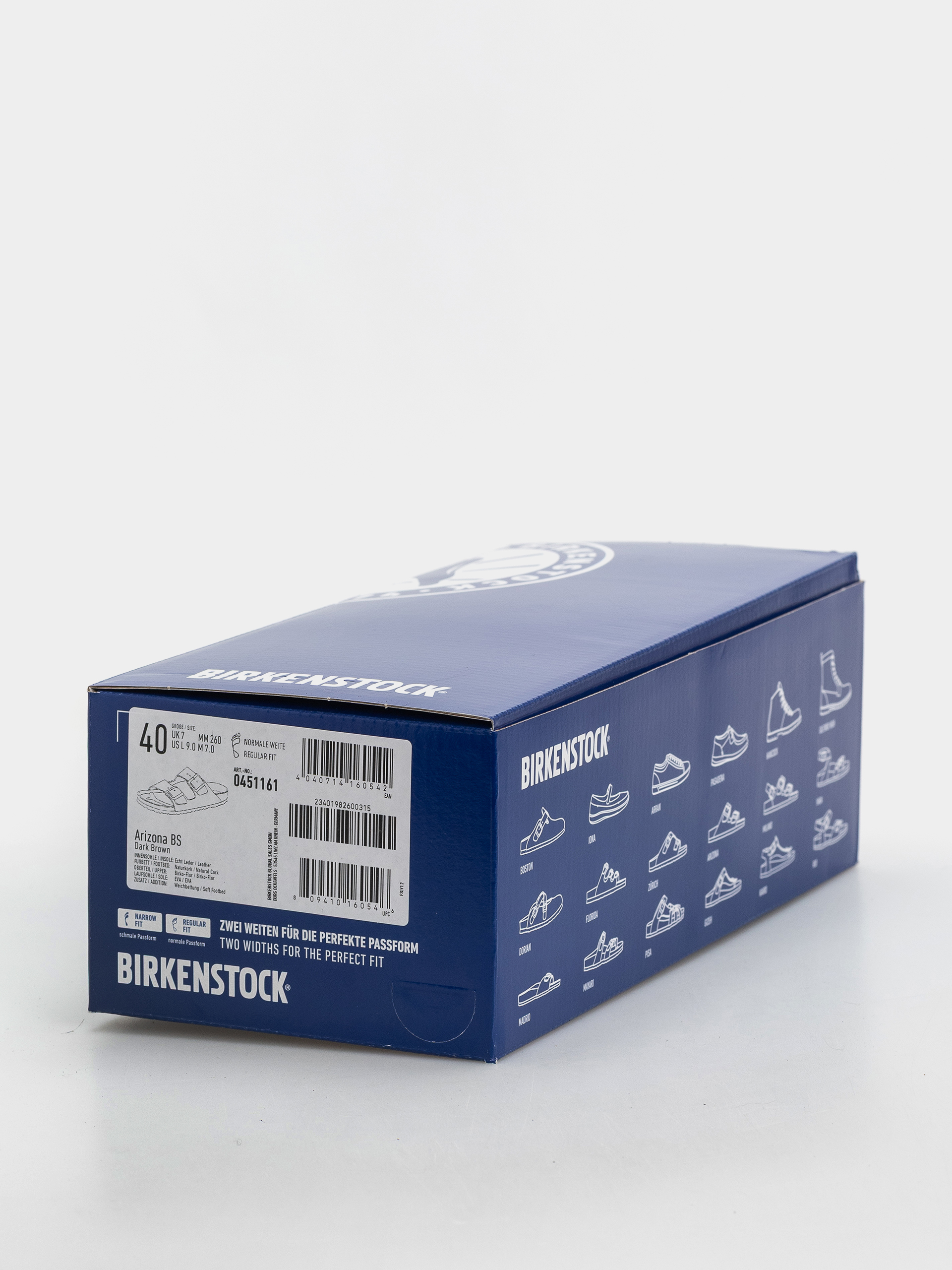 Șlapi Birkenstock Arizona Soft Footbed Birko Flor Regular (dark brown)