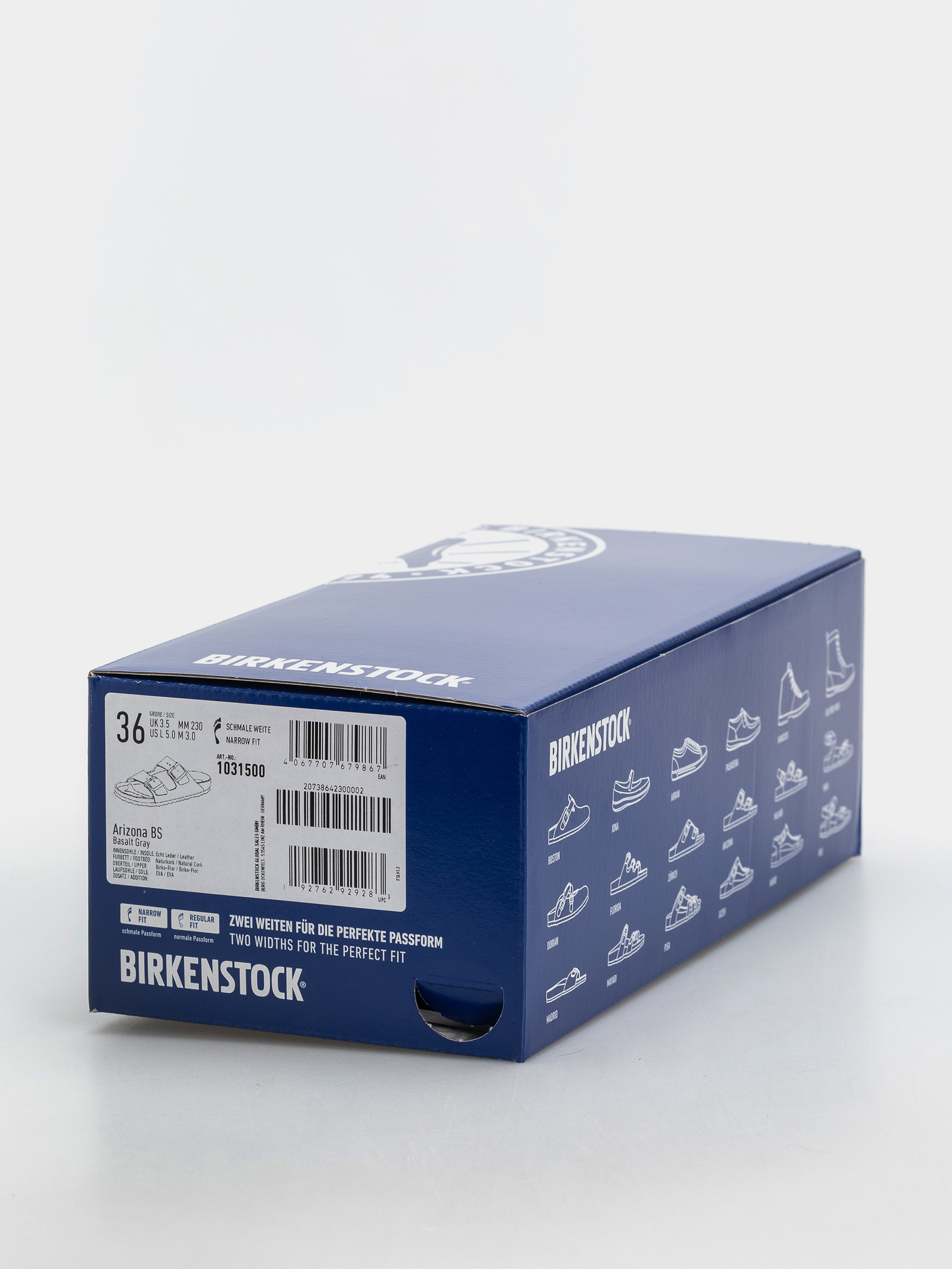 Șlapi Birkenstock Arizona Birko Flor Narrow (basalt gray)