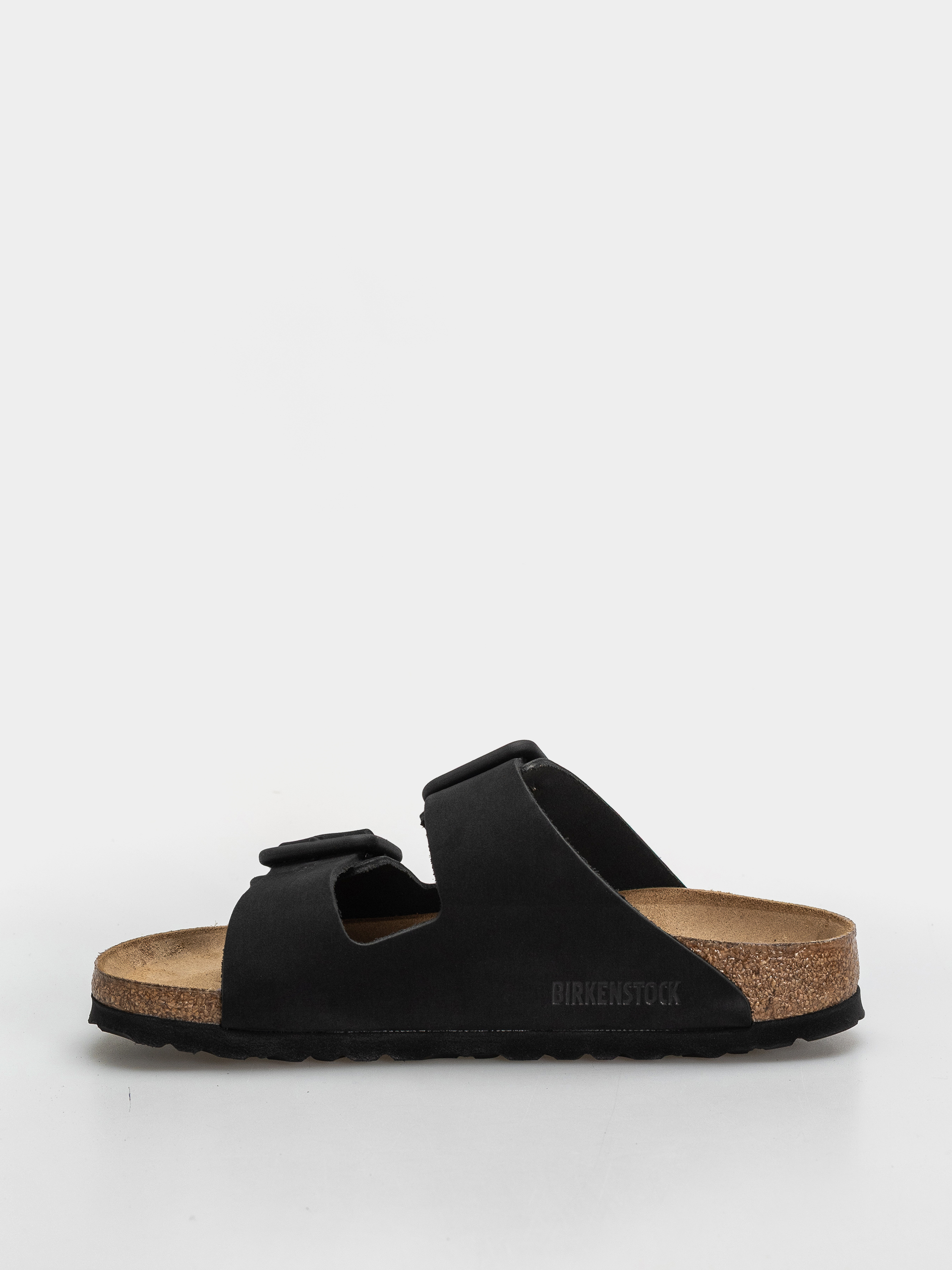 Șlapi Birkenstock Arizona Wire Buckle Nubuck Leather Narrow (black)
