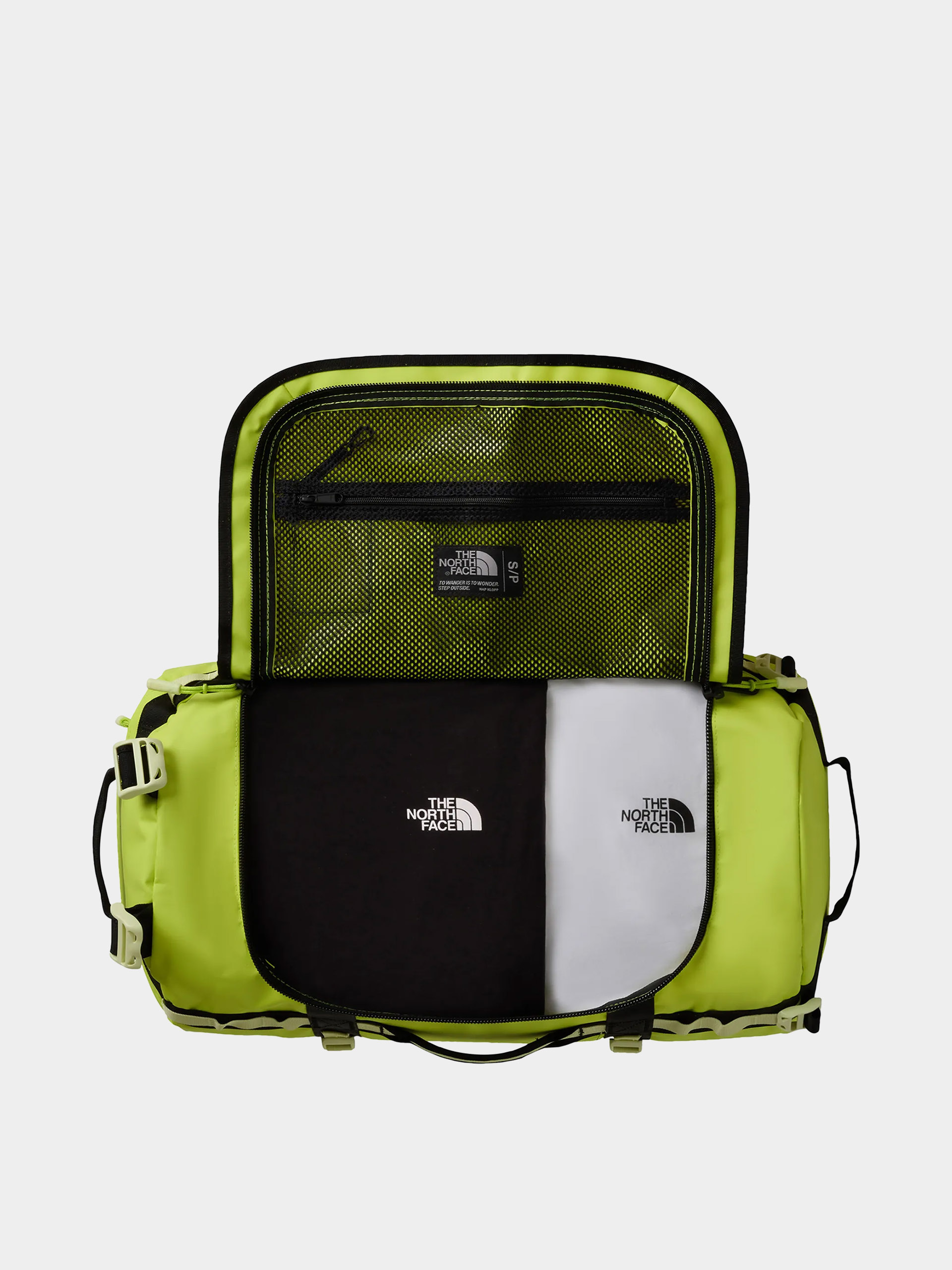 Geantă The North Face Base Camp Duffel S (fizz lime/lemon)