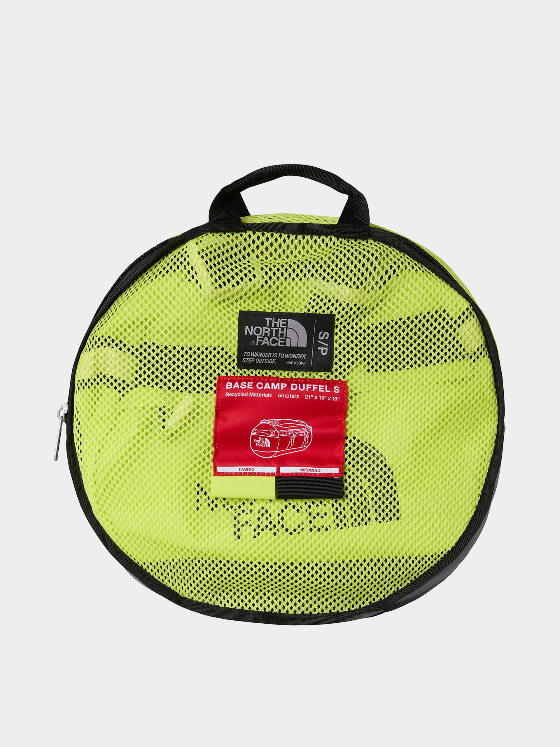 Geantă The North Face Base Camp Duffel S (fizz lime/lemon)