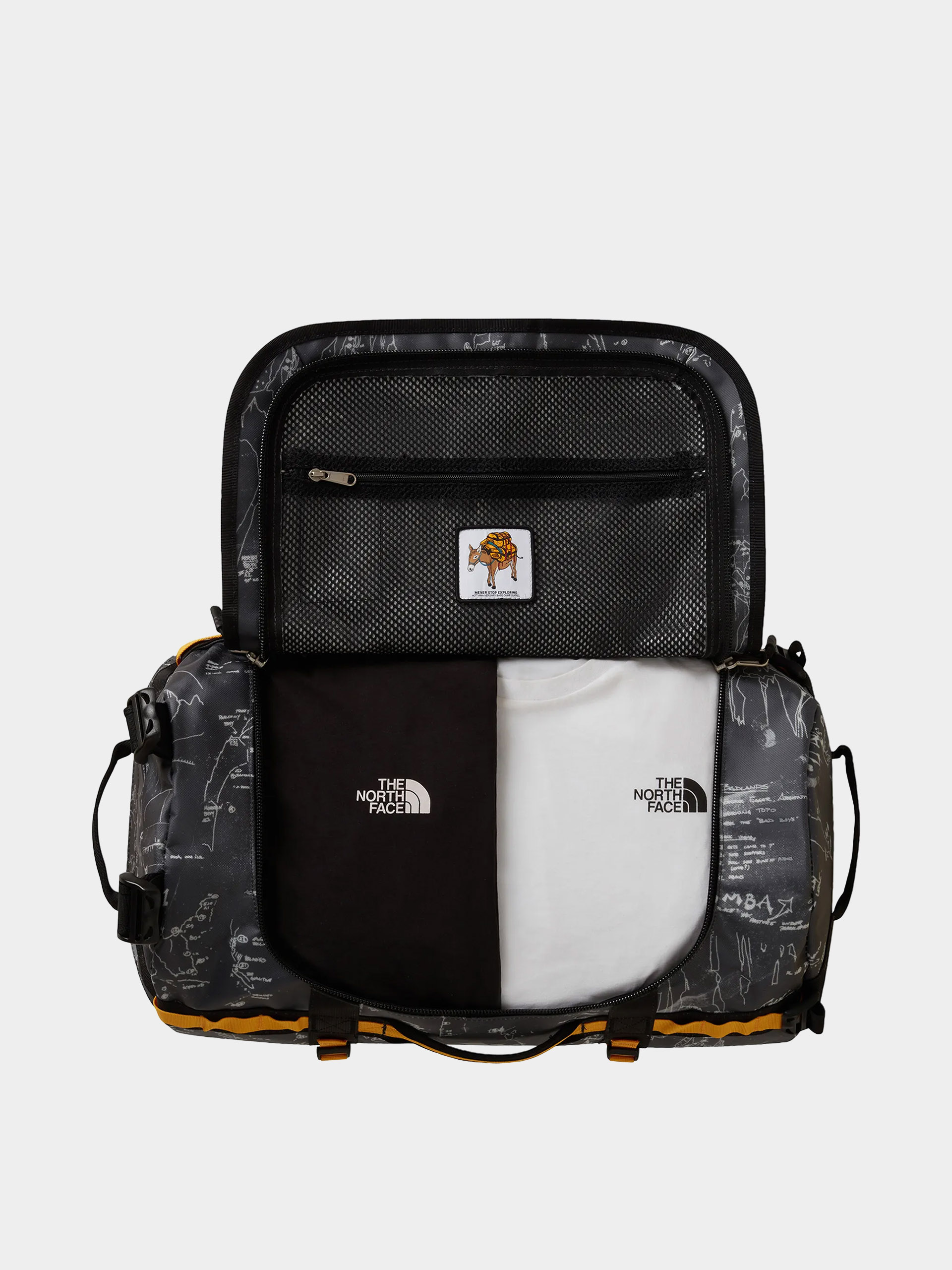 Geantă The North Face Base Camp Duffel S (anthracite grey)
