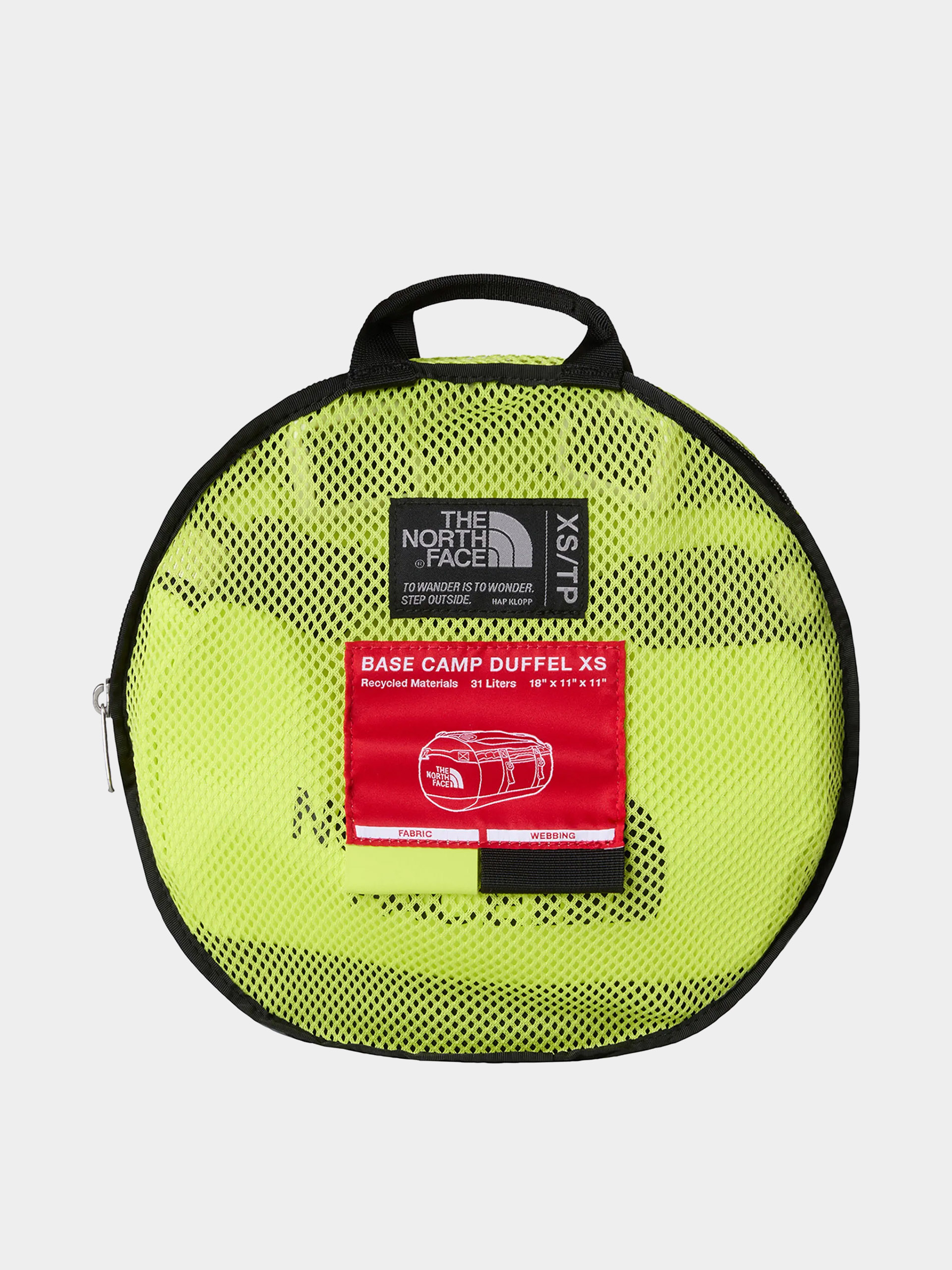 Geantă The North Face Base Camp Duffel XS (fizz lime/lemon)