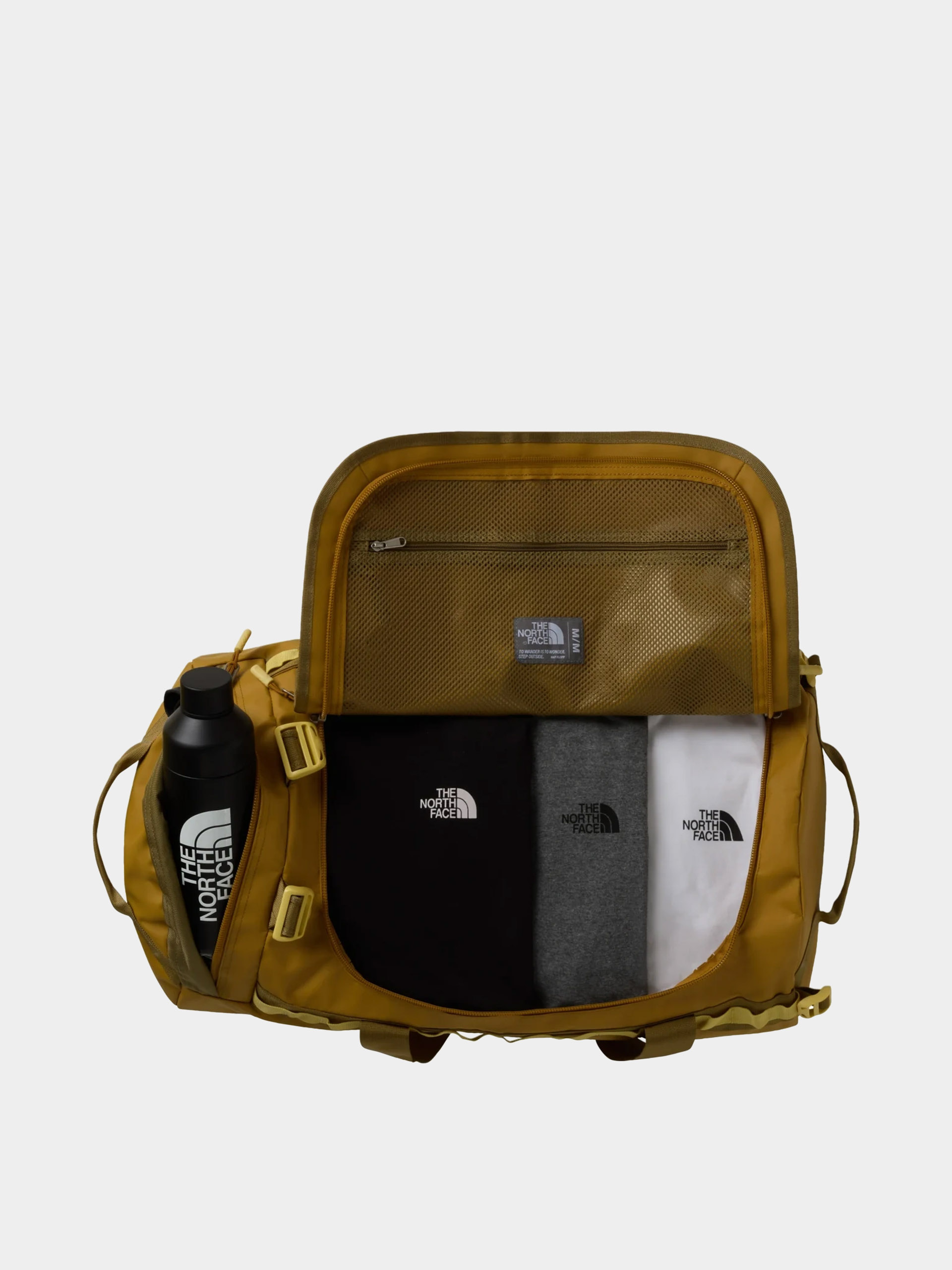 Geantă The North Face Base Camp Duffel M (golden tan/ceda)