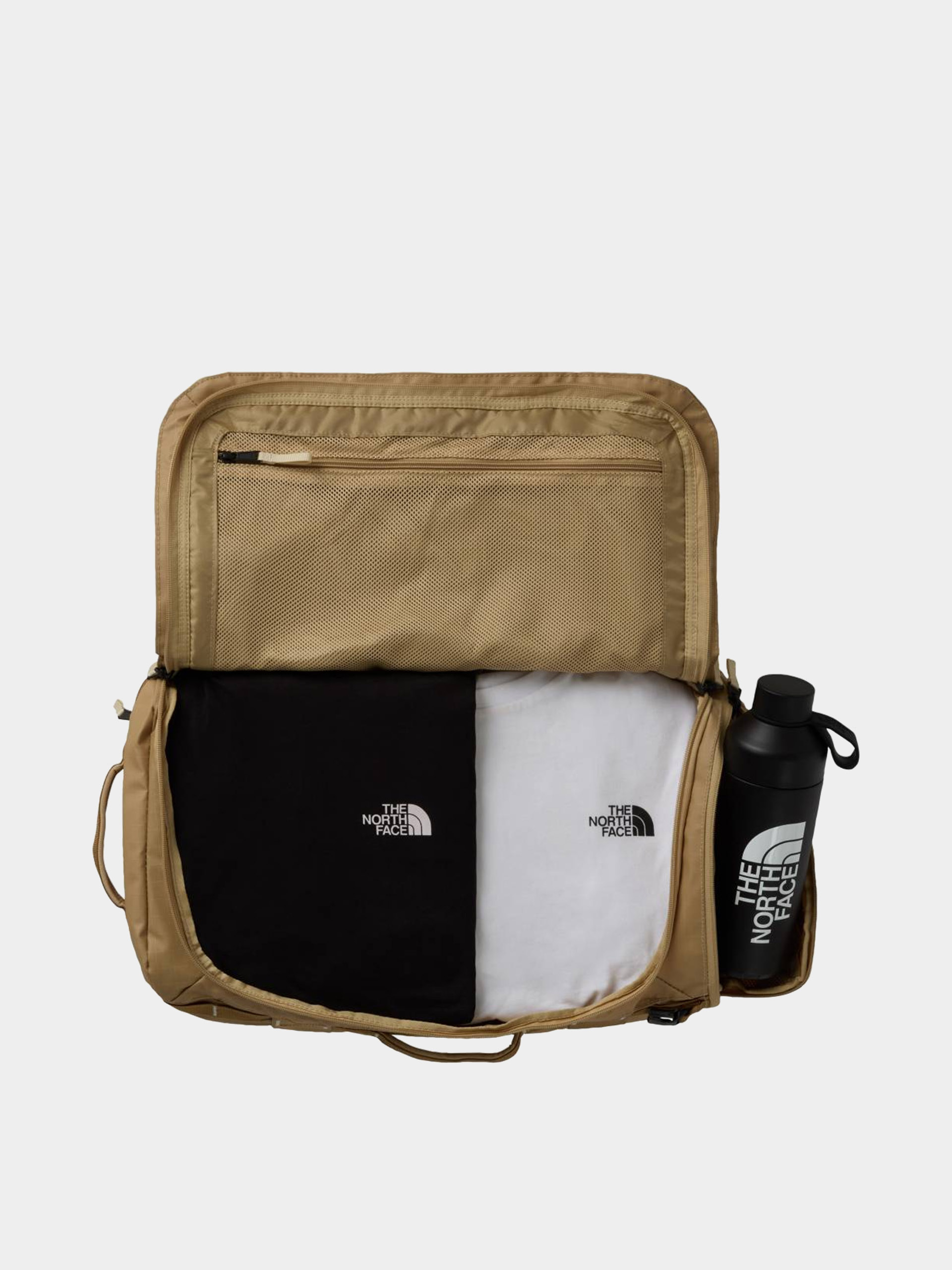 Geantă The North Face Base Camp Voyager Duffel 32L (khaki stone/uti)