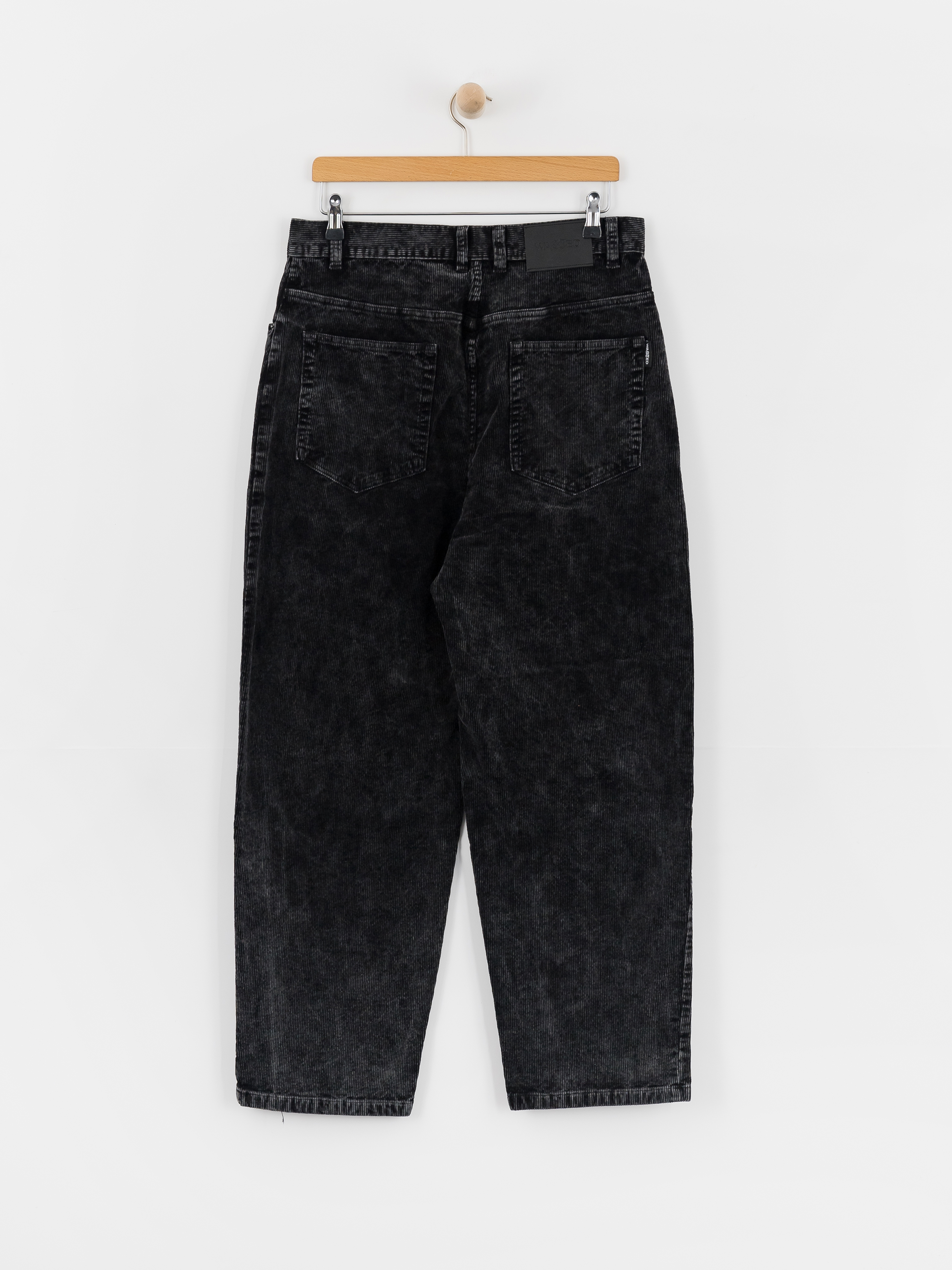 Pantaloni Wasted Paris Faded Corduroy Casper (faded black)