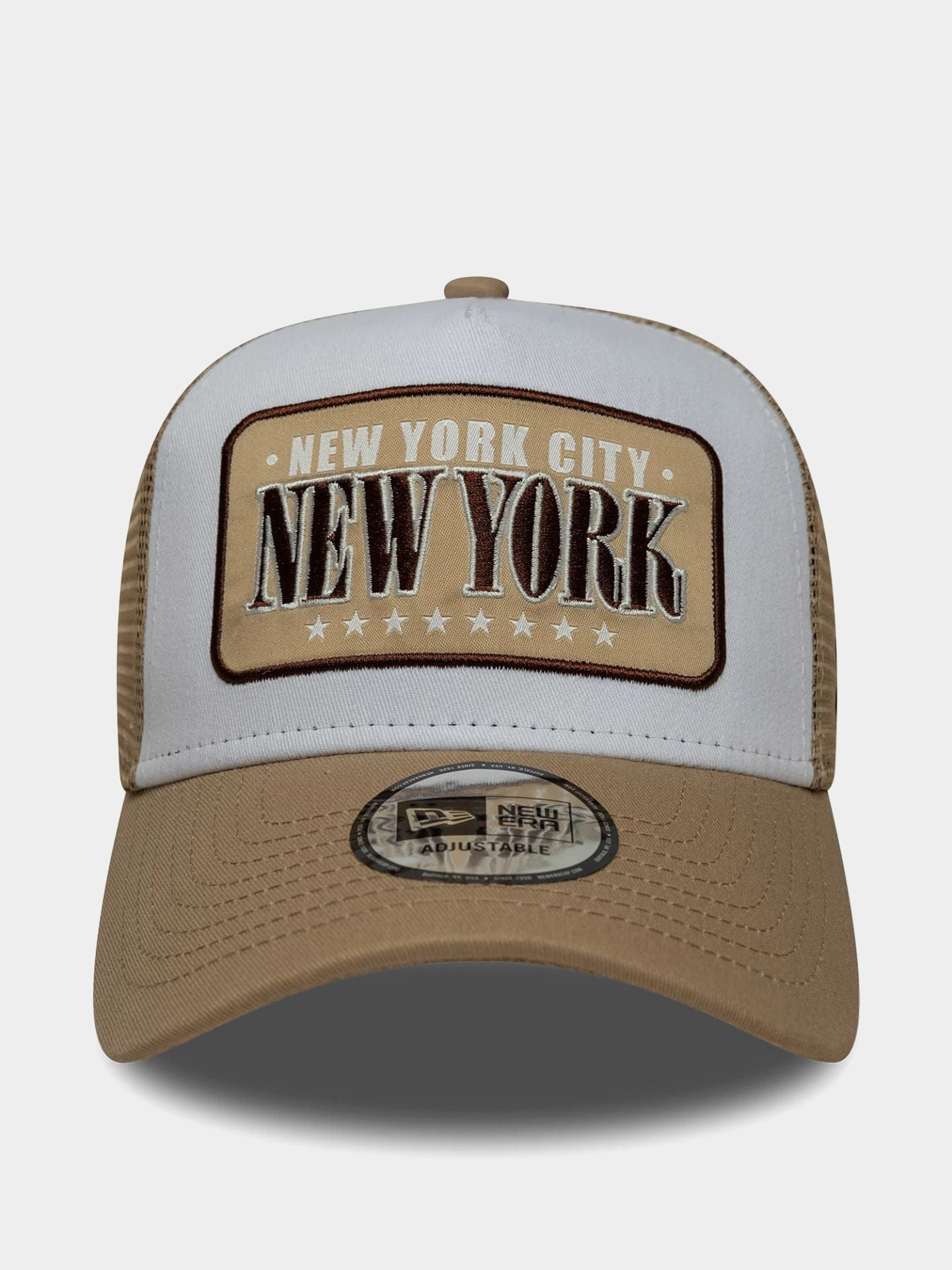 Șapcă New Era Location Patch Trucker (camel/white)