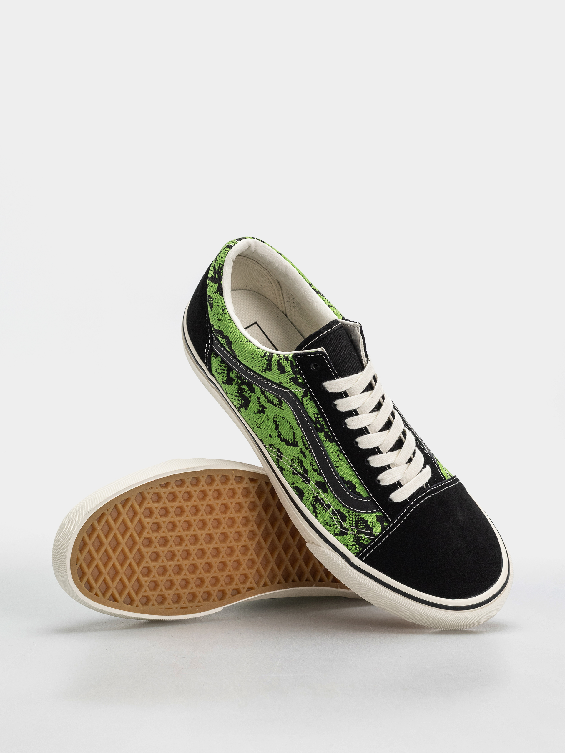 Pantofi Vans Old Skool (black/lime)