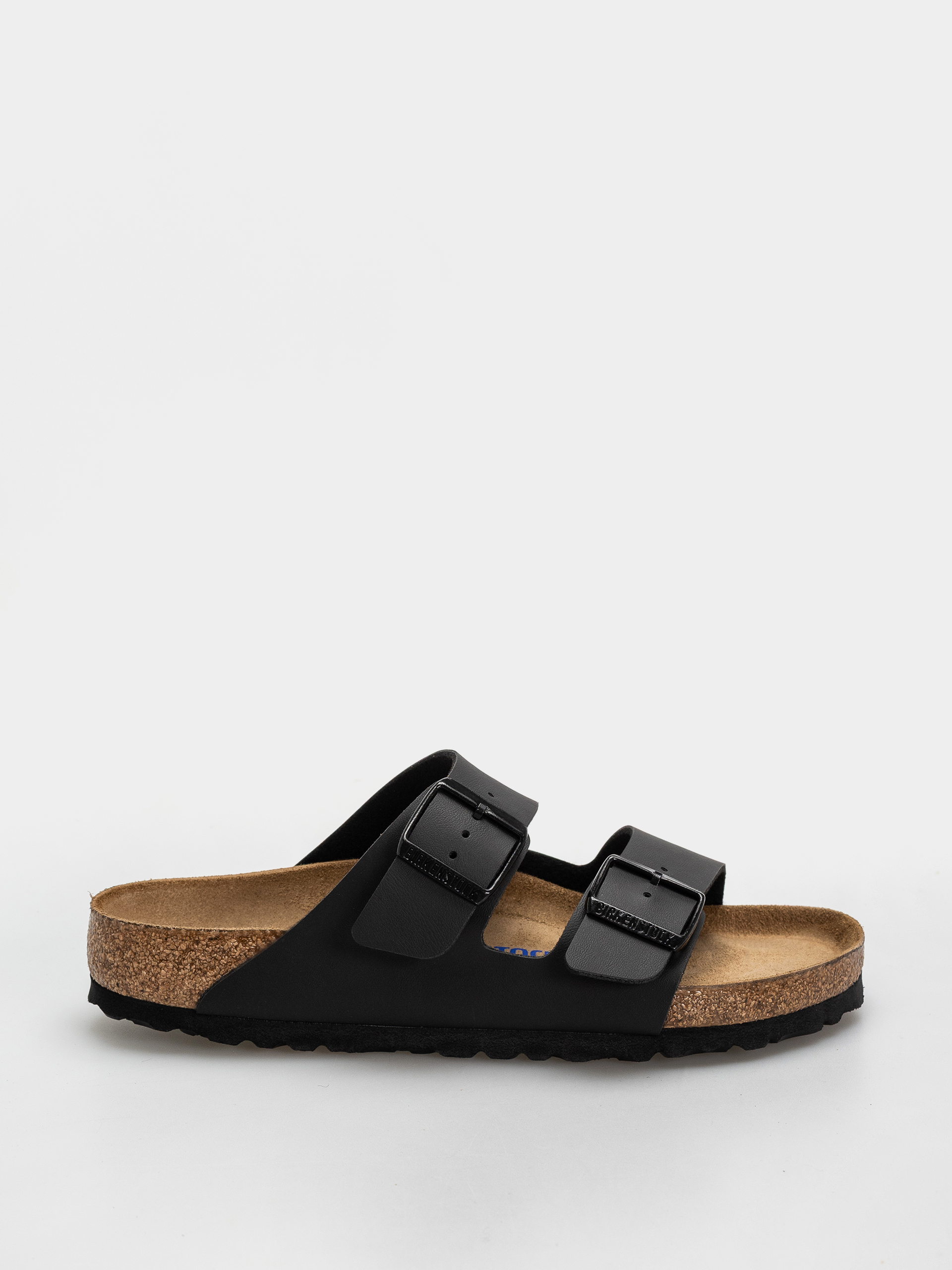 Șlapi Birkenstock Arizona Soft Footbed Birko Flor Regular (black)