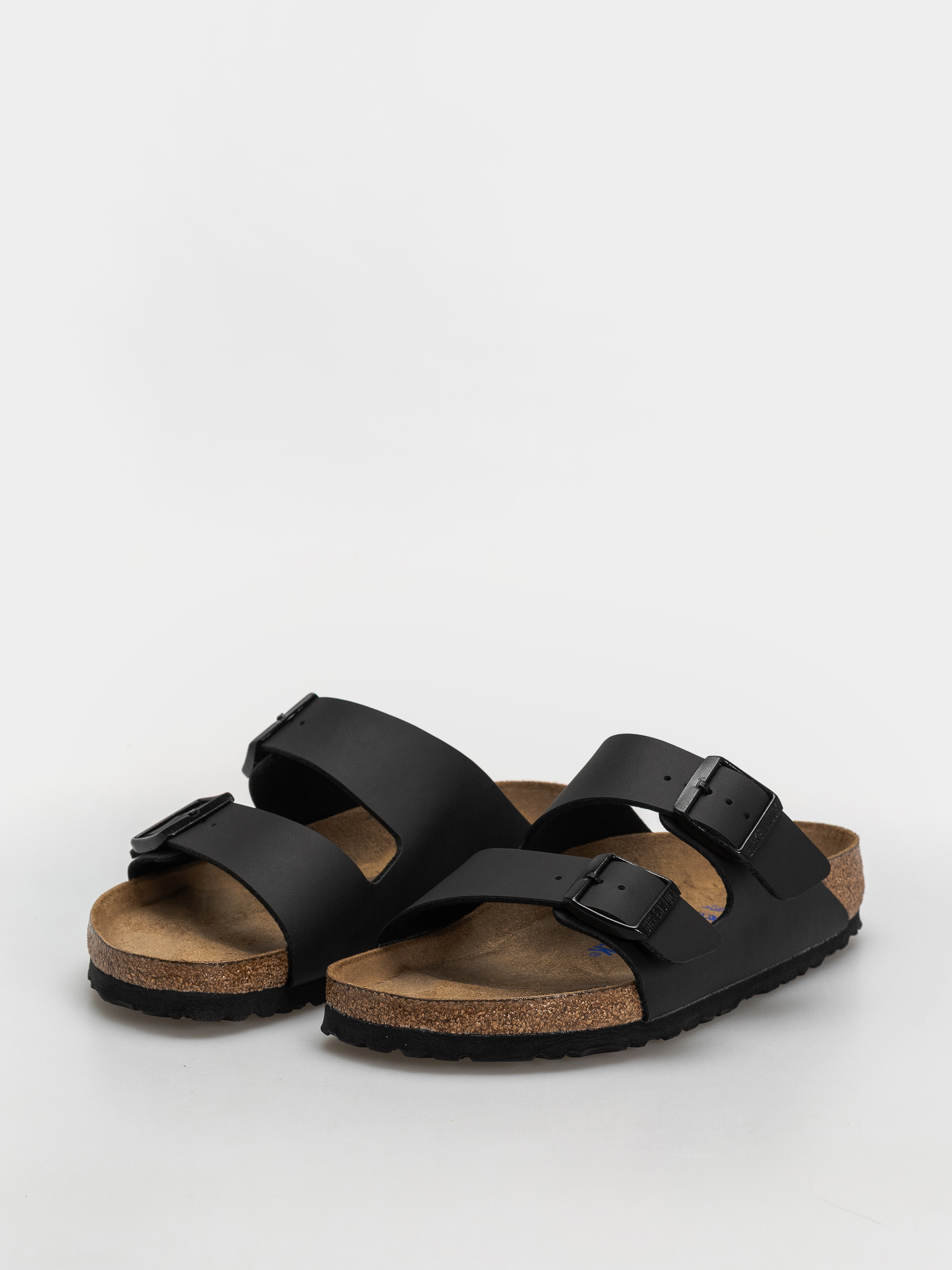 Șlapi Birkenstock Arizona Soft Footbed Birko Flor Regular (black)