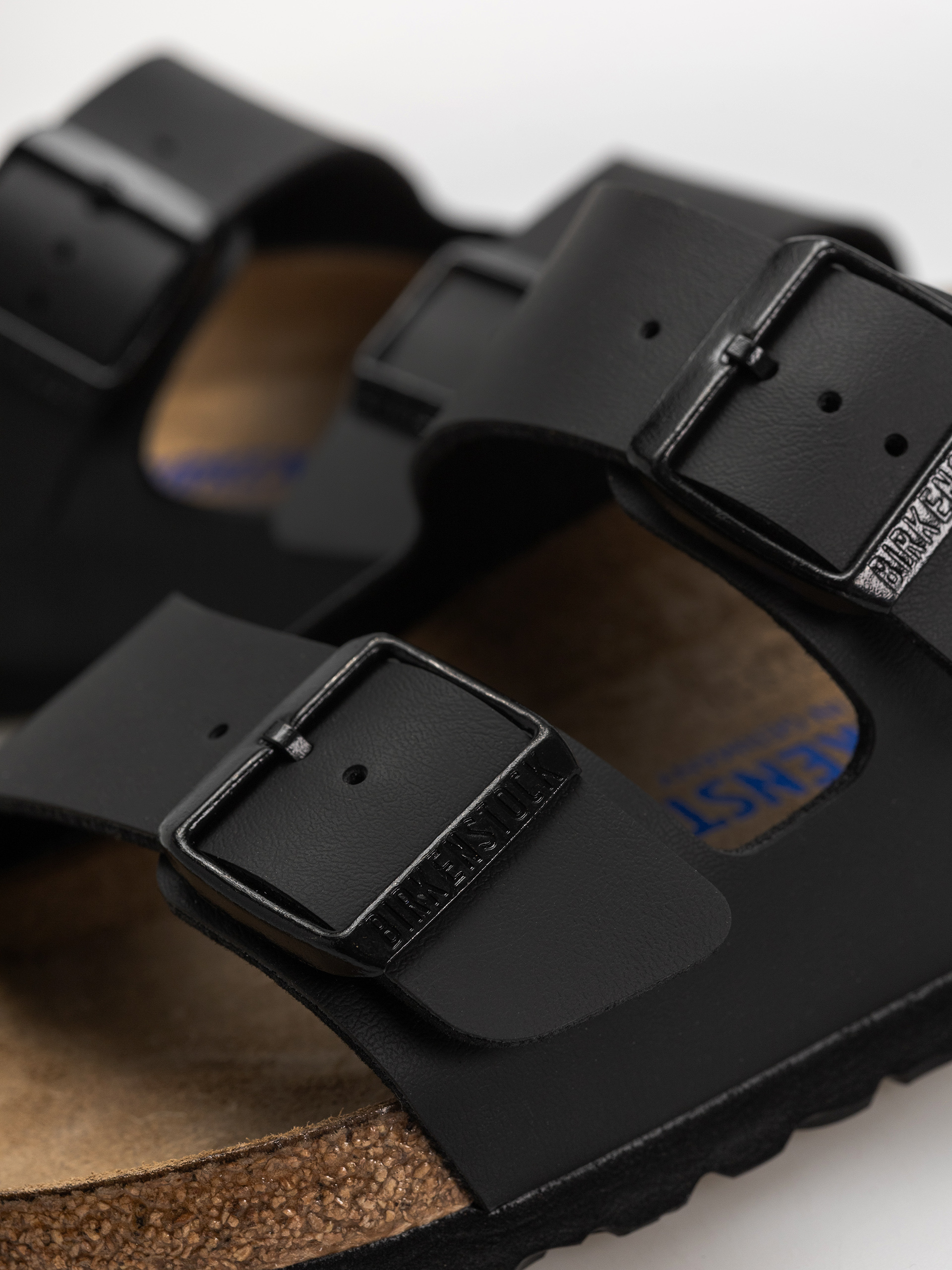 Șlapi Birkenstock Arizona Soft Footbed Birko Flor Regular (black)