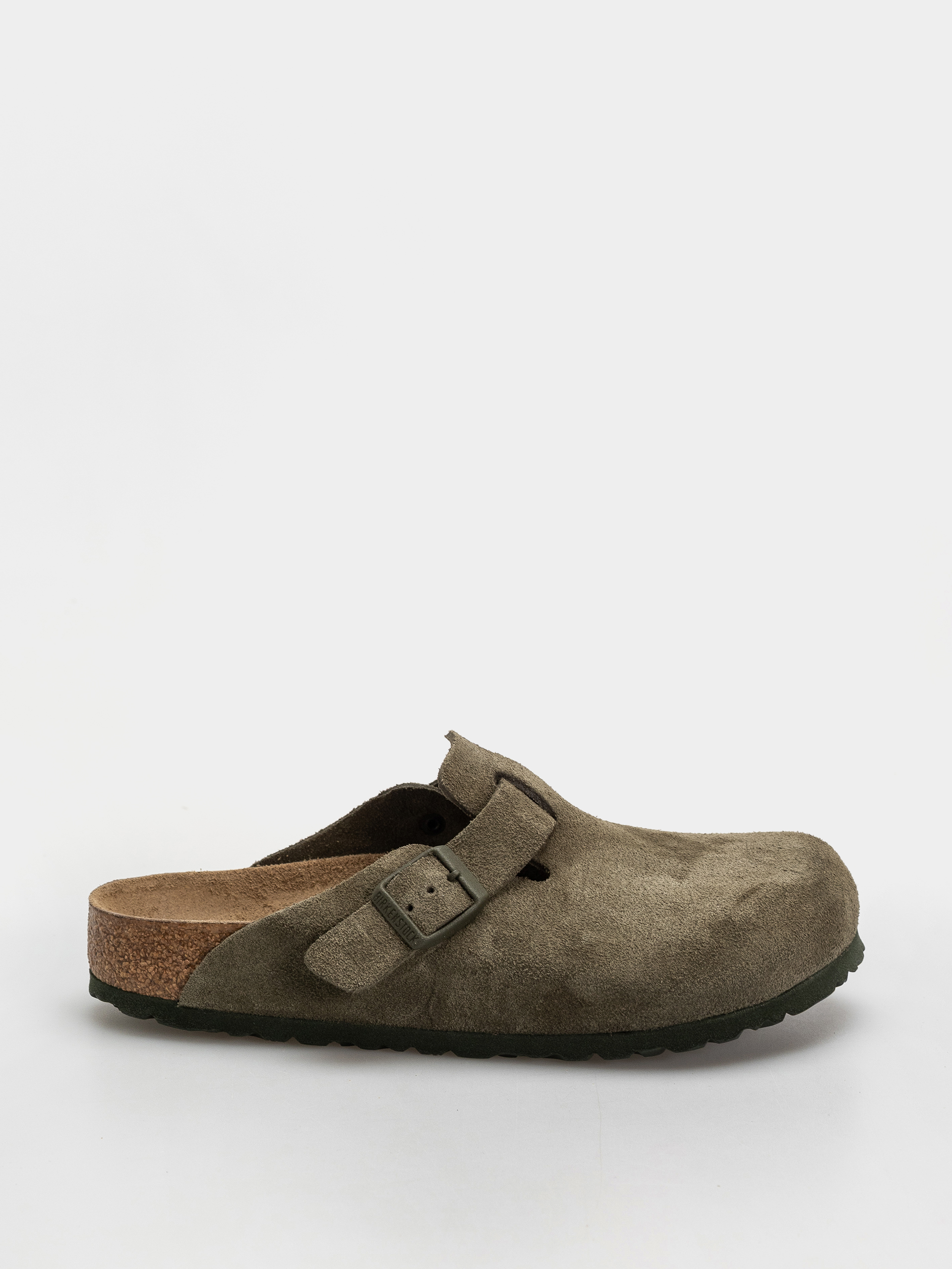 Șlapi Birkenstock Boston Suede Leather Regular