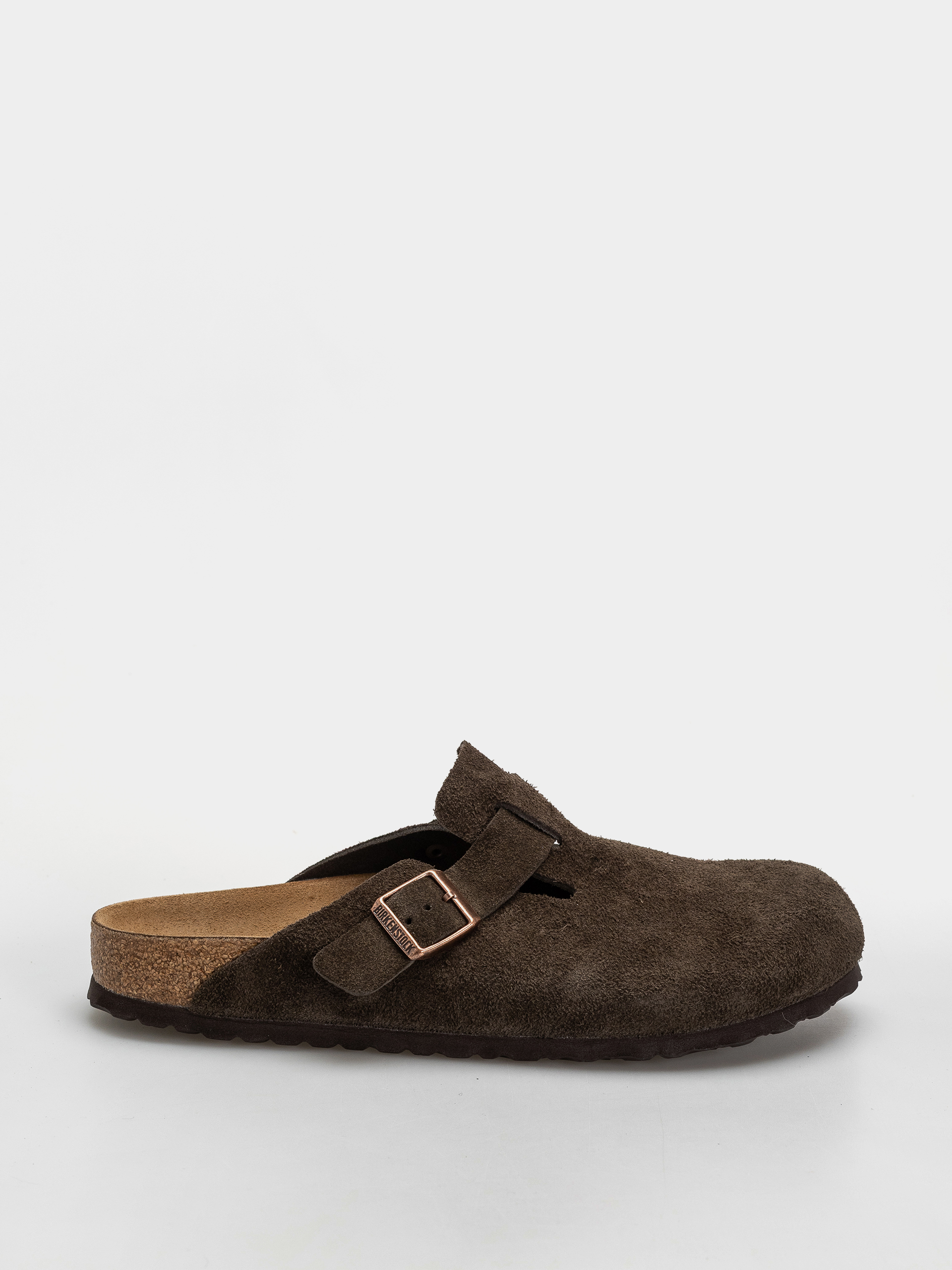 u0218lapi Birkenstock Boston Suede Leather Narrow (mocca)