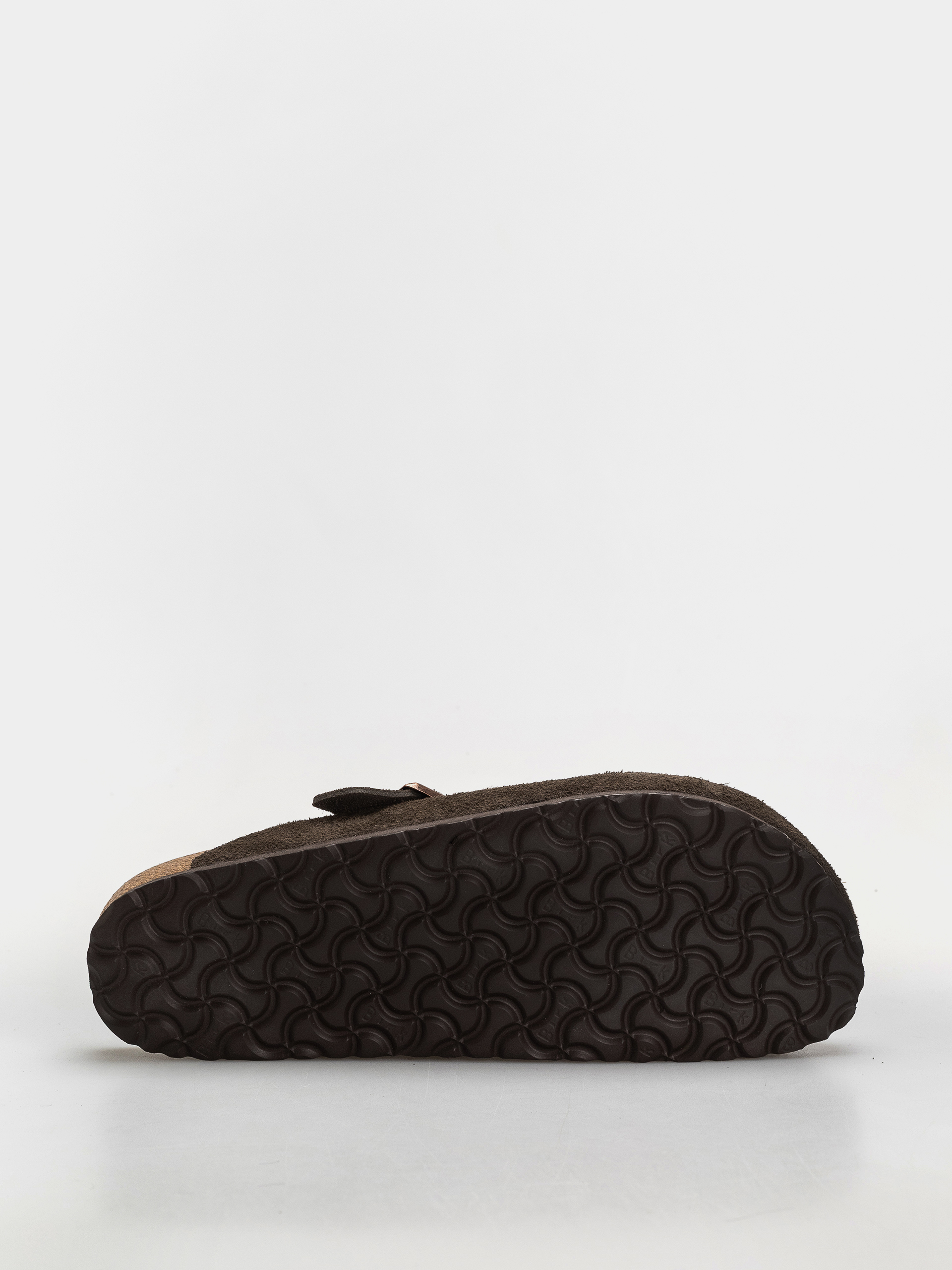 Șlapi Birkenstock Boston Suede Leather Narrow (mocca)