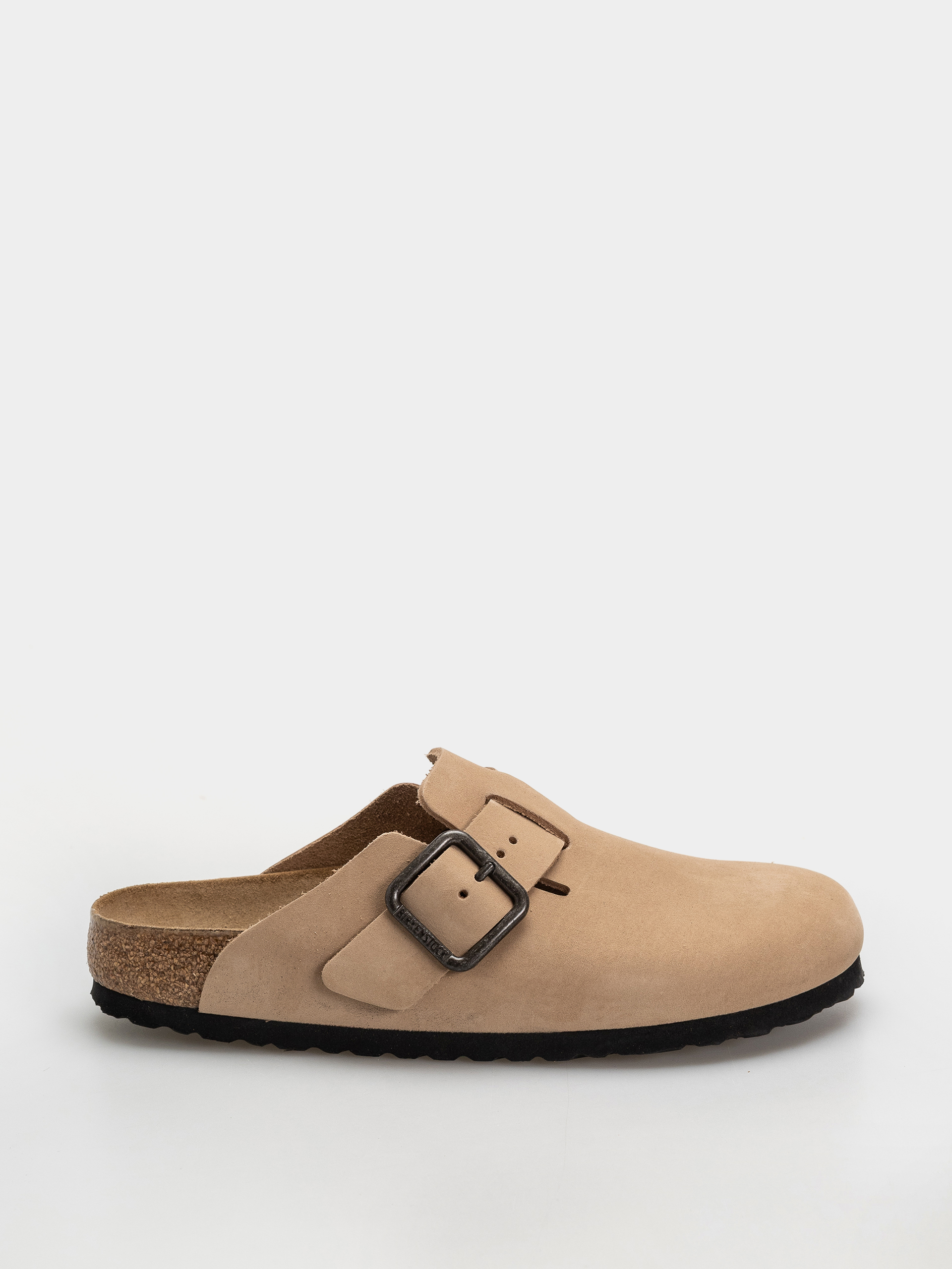 Șlapi Birkenstock Boston Wire Buckle Nubuck Leather Narrow