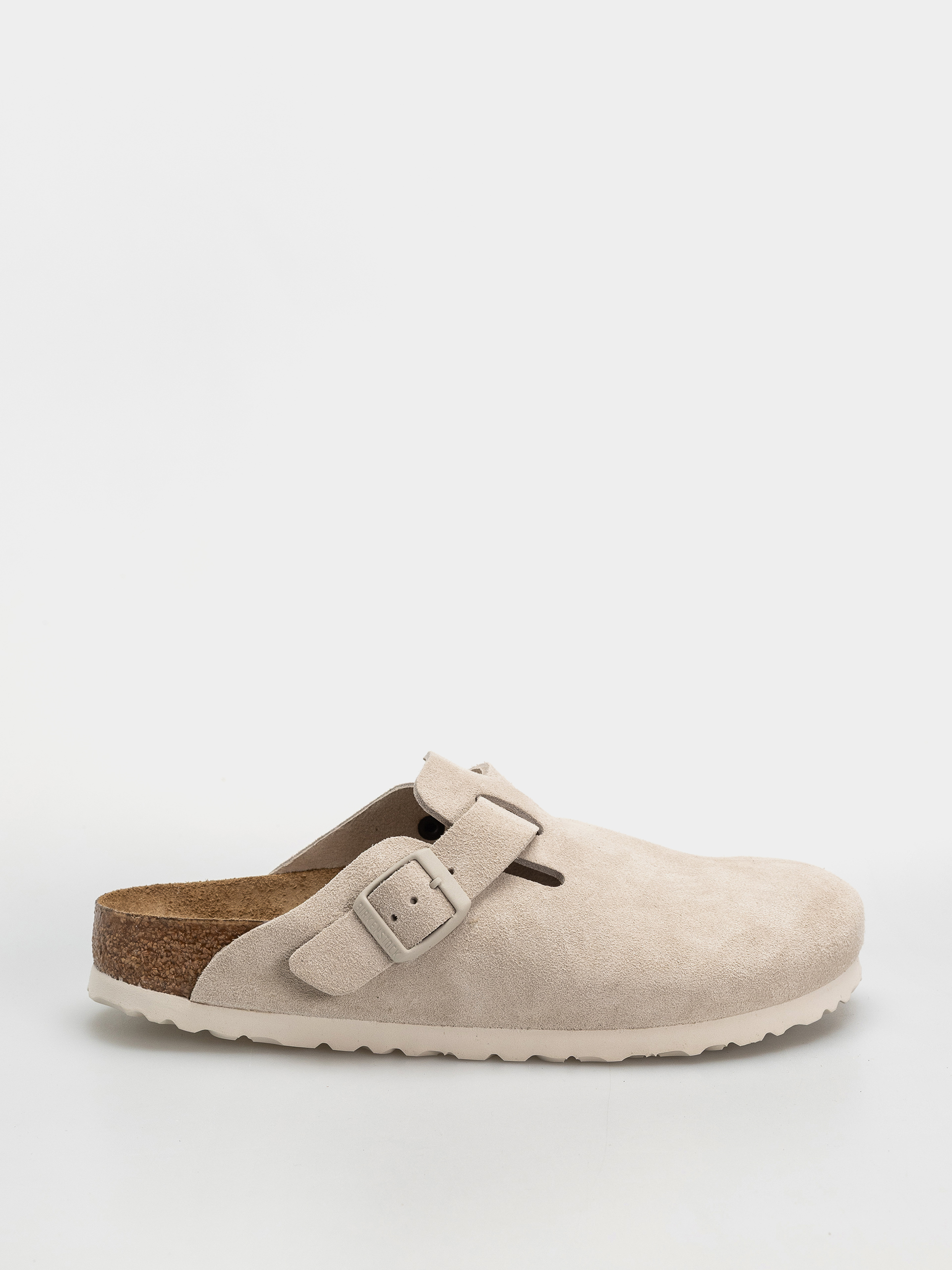 u0218lapi Birkenstock Boston Suede Leather Narrow (oyster)