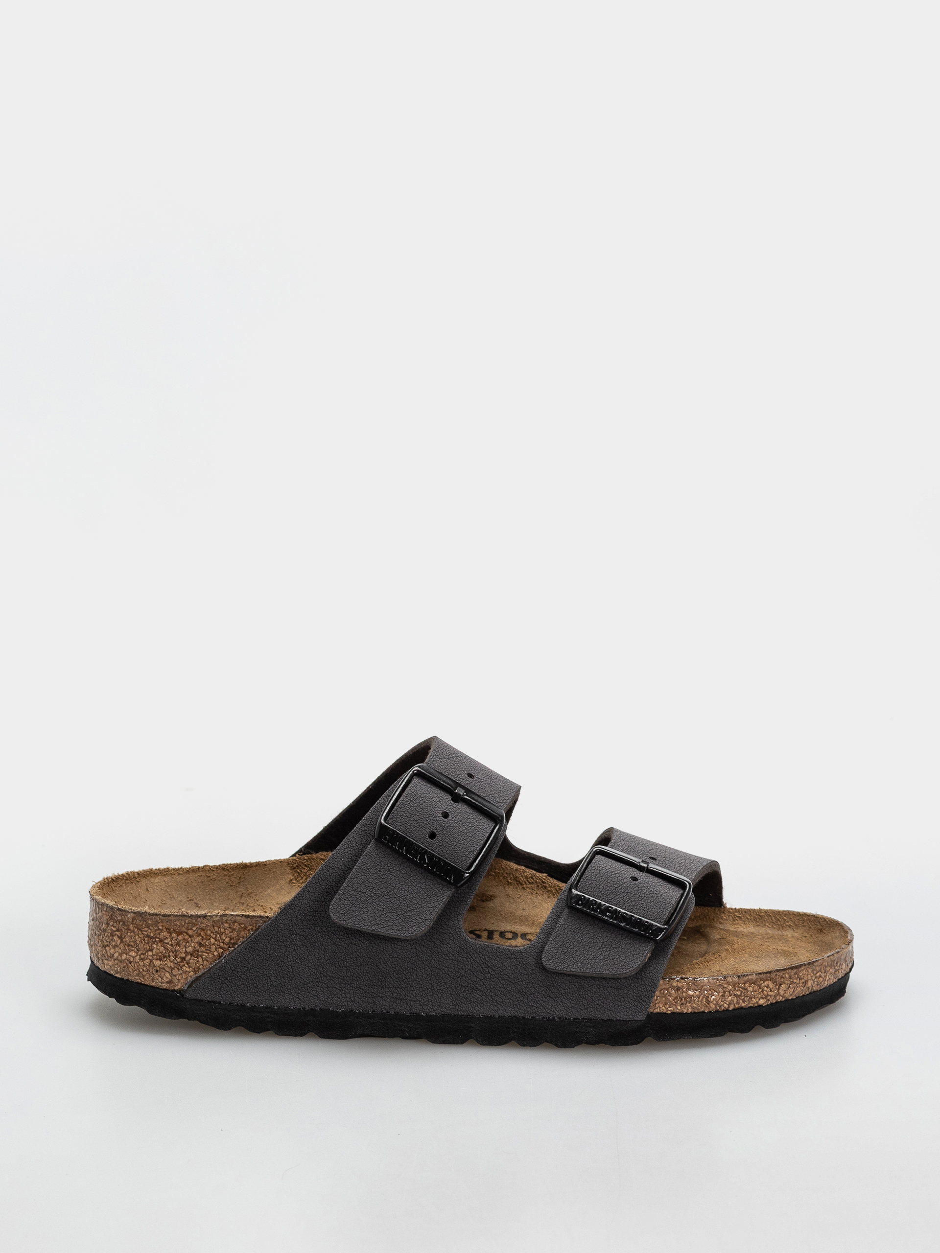 Șlapi Birkenstock Arizona Birkibuc Narrow (velvet gray/black)