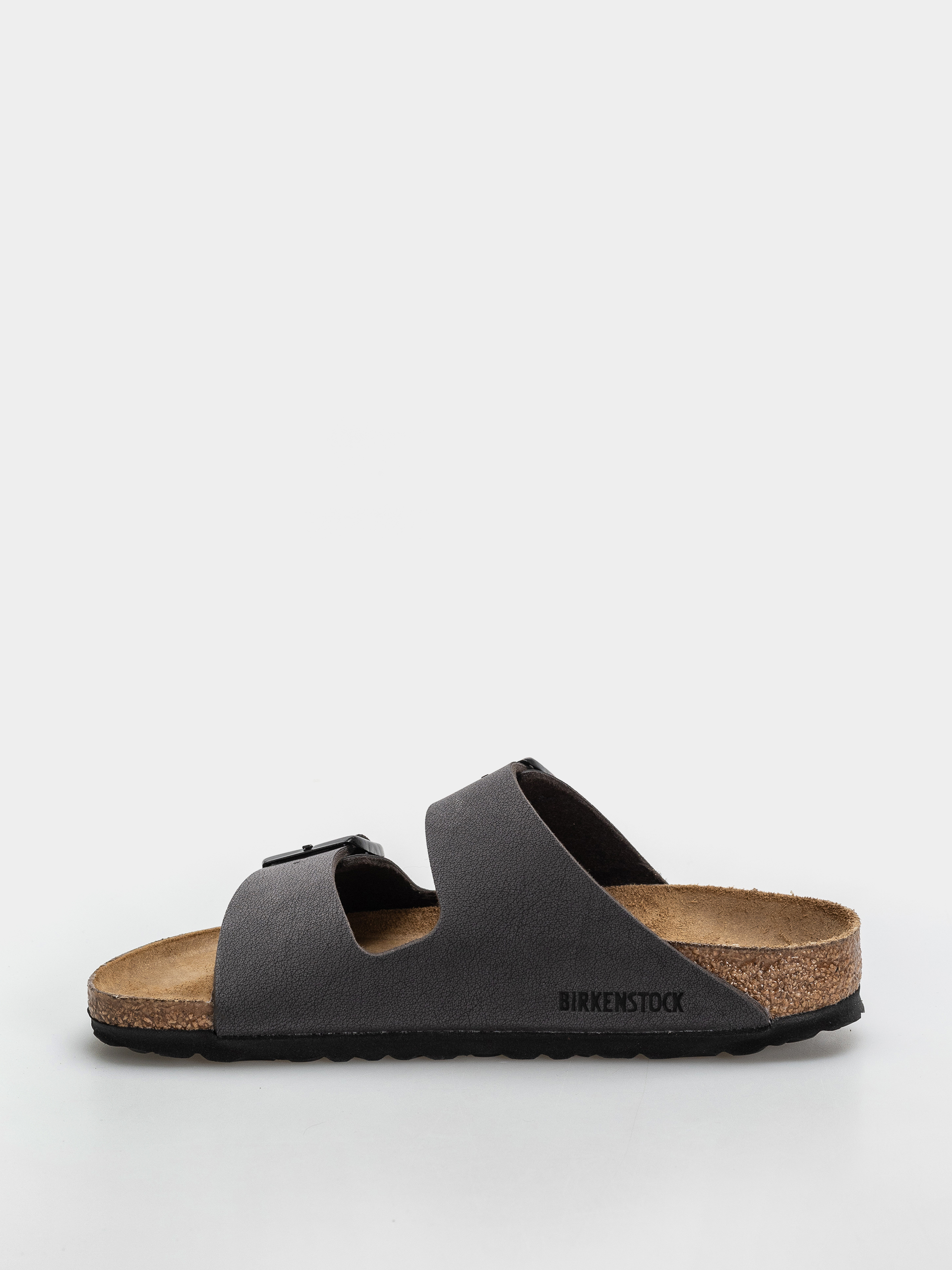 Șlapi Birkenstock Arizona Birkibuc Narrow (velvet gray/black)