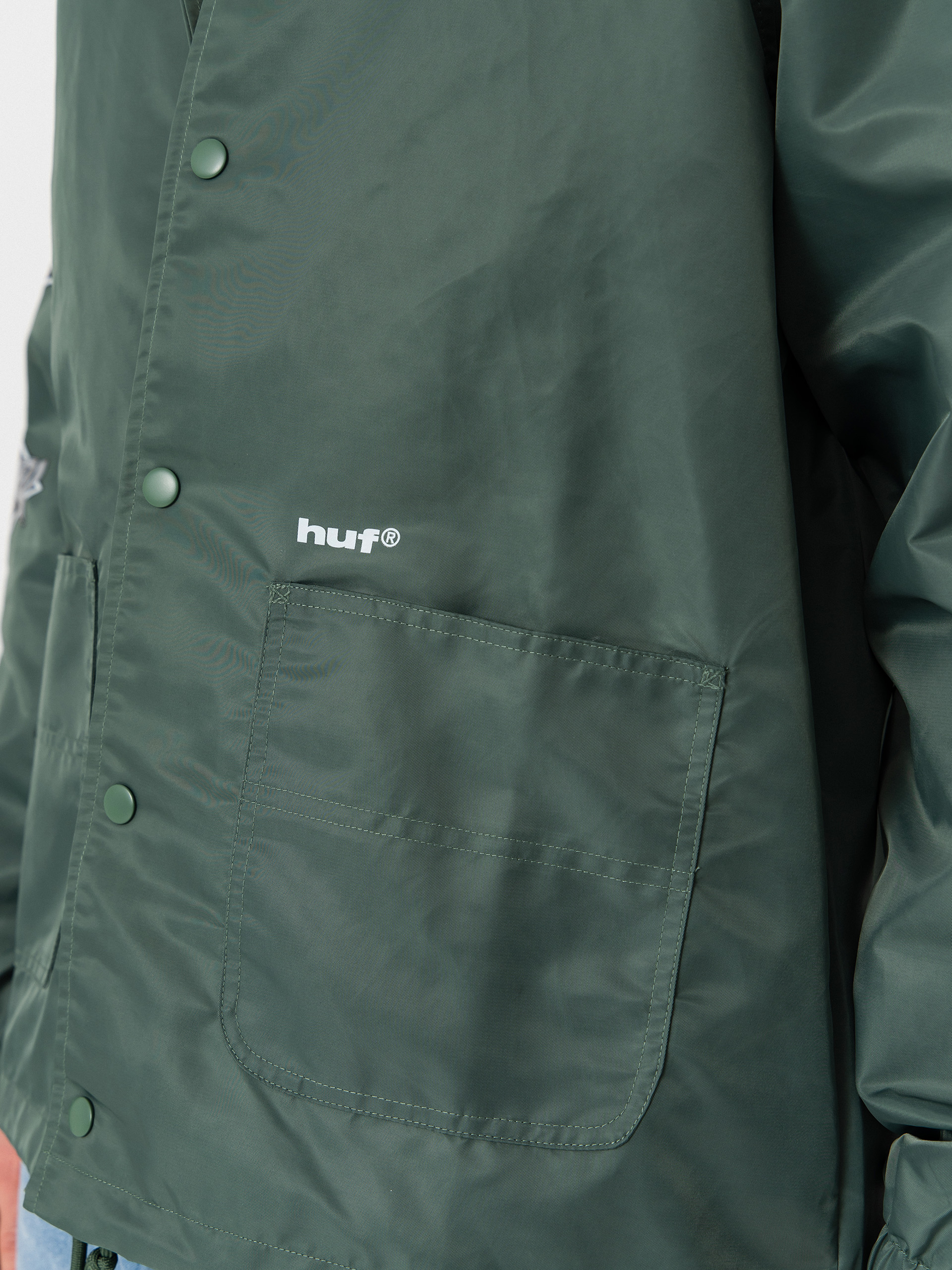 Geacă HUF X Thrasher Logo (forest green)