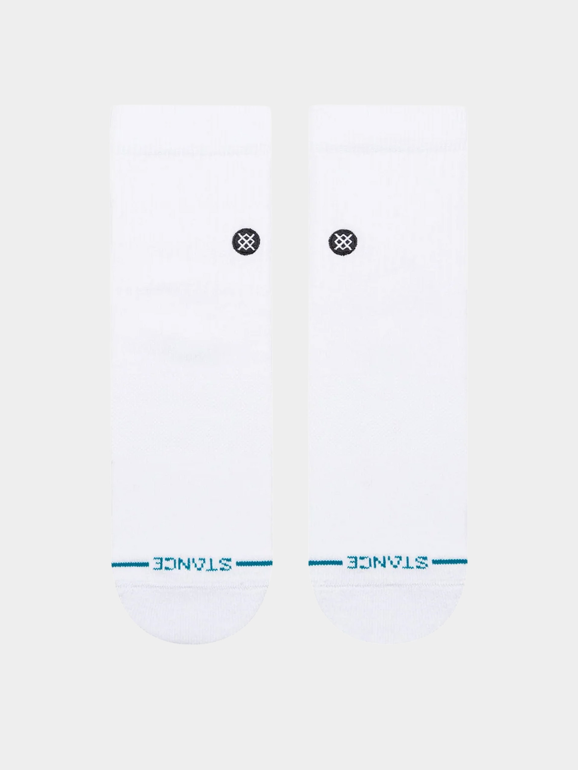 Șosete Stance Icon Quarter (white)