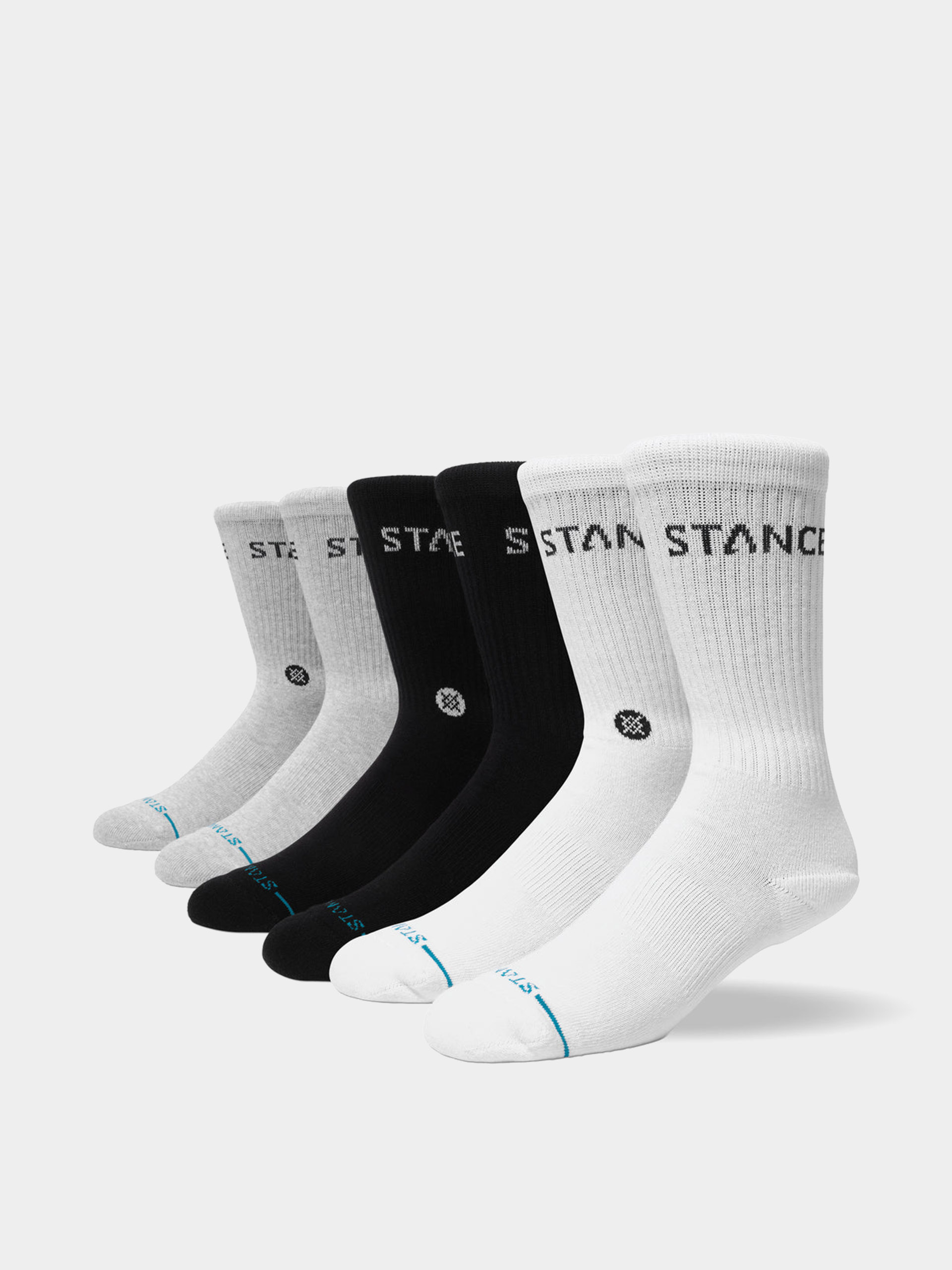 Șosete Stance Origin 6 Pack Crew (multi)