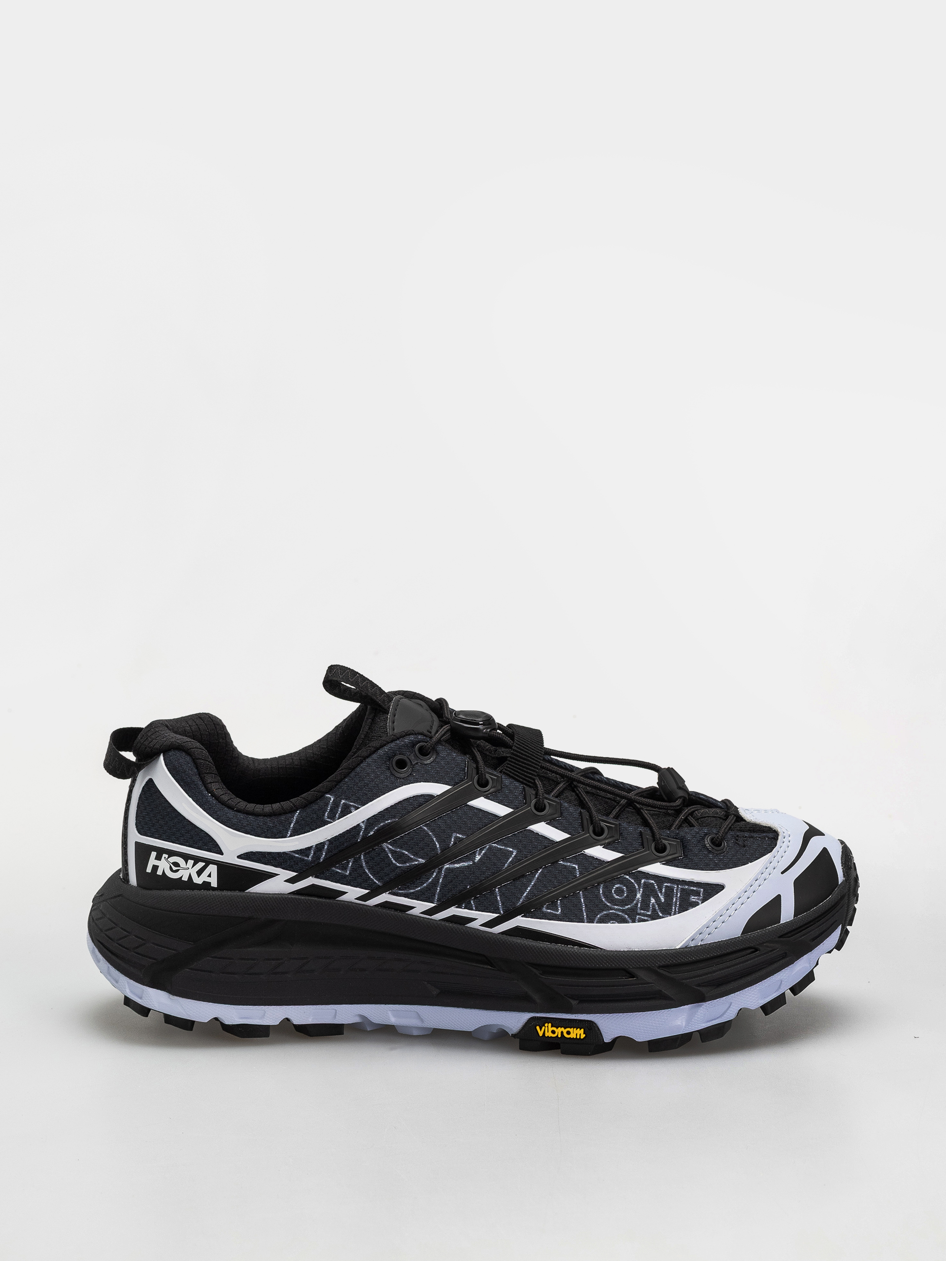 Pantofi Hoka Mafate Three2 Wordmark (carbon black/ambient blue)