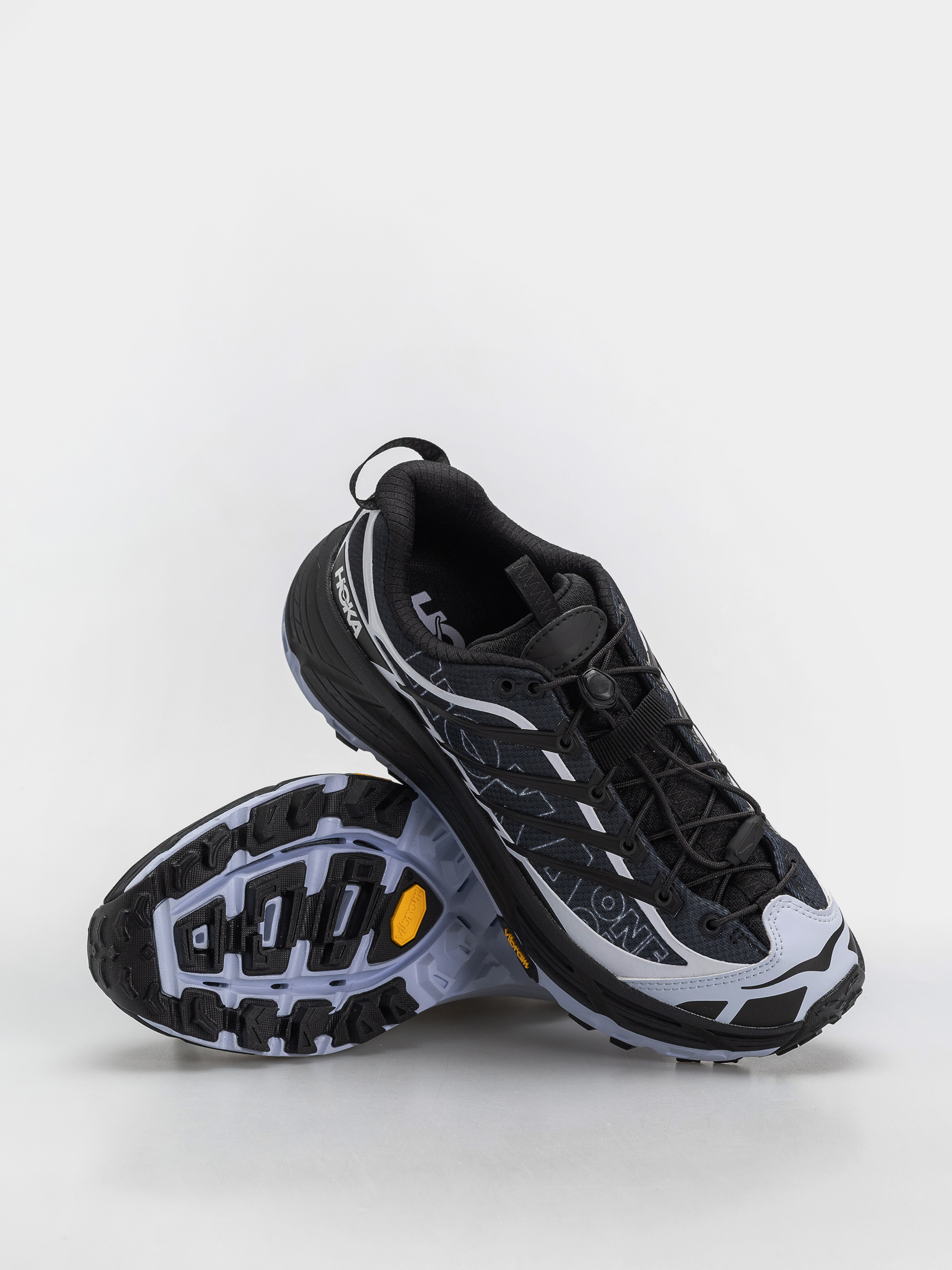Pantofi Hoka Mafate Three2 Wordmark (carbon black/ambient blue)