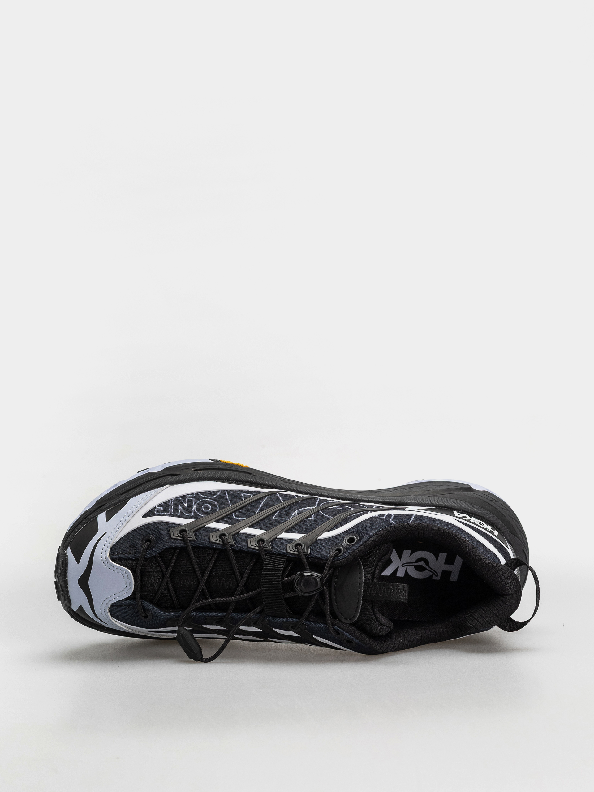 Pantofi Hoka Mafate Three2 Wordmark (carbon black/ambient blue)