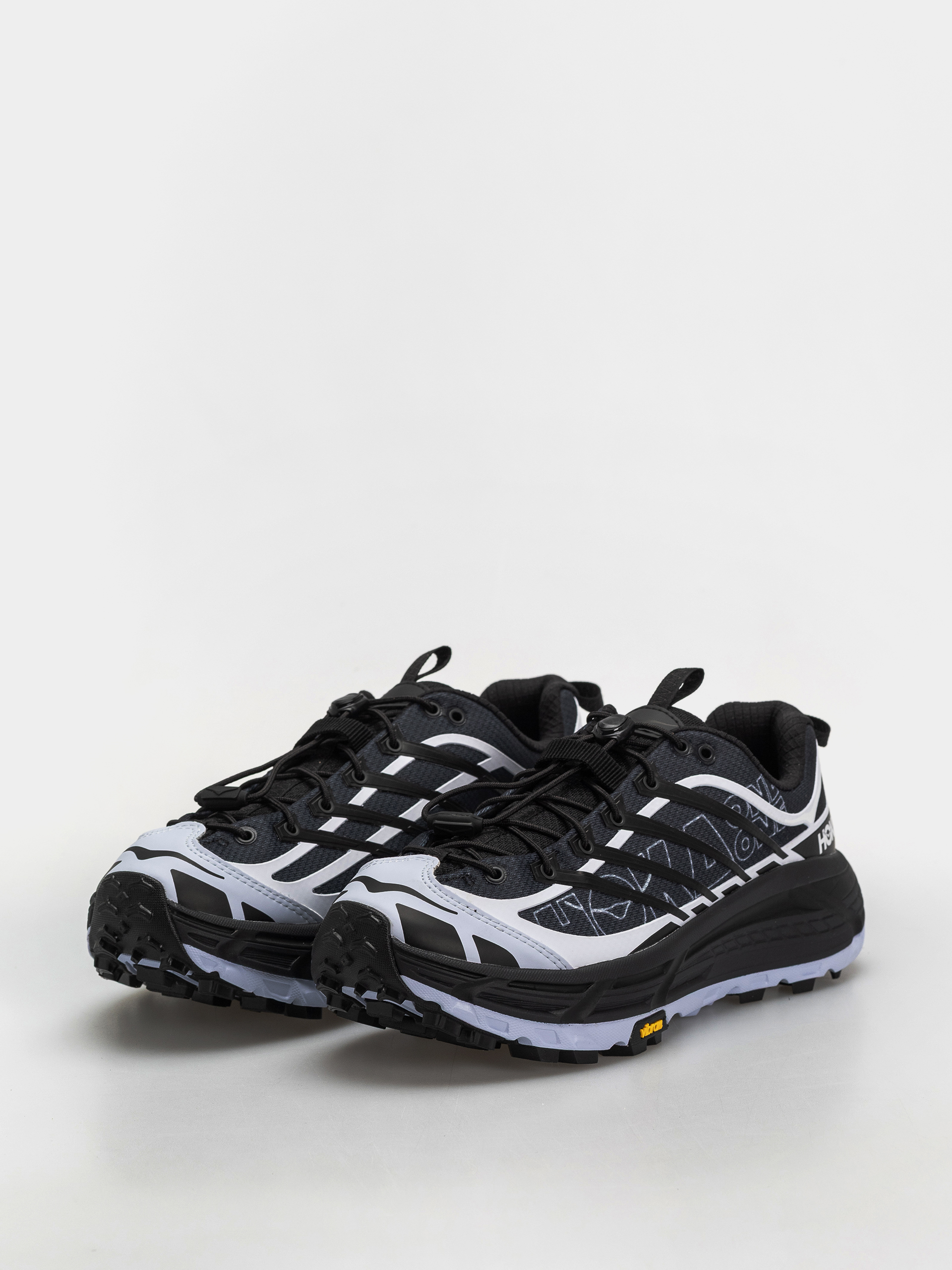 Pantofi Hoka Mafate Three2 Wordmark (carbon black/ambient blue)