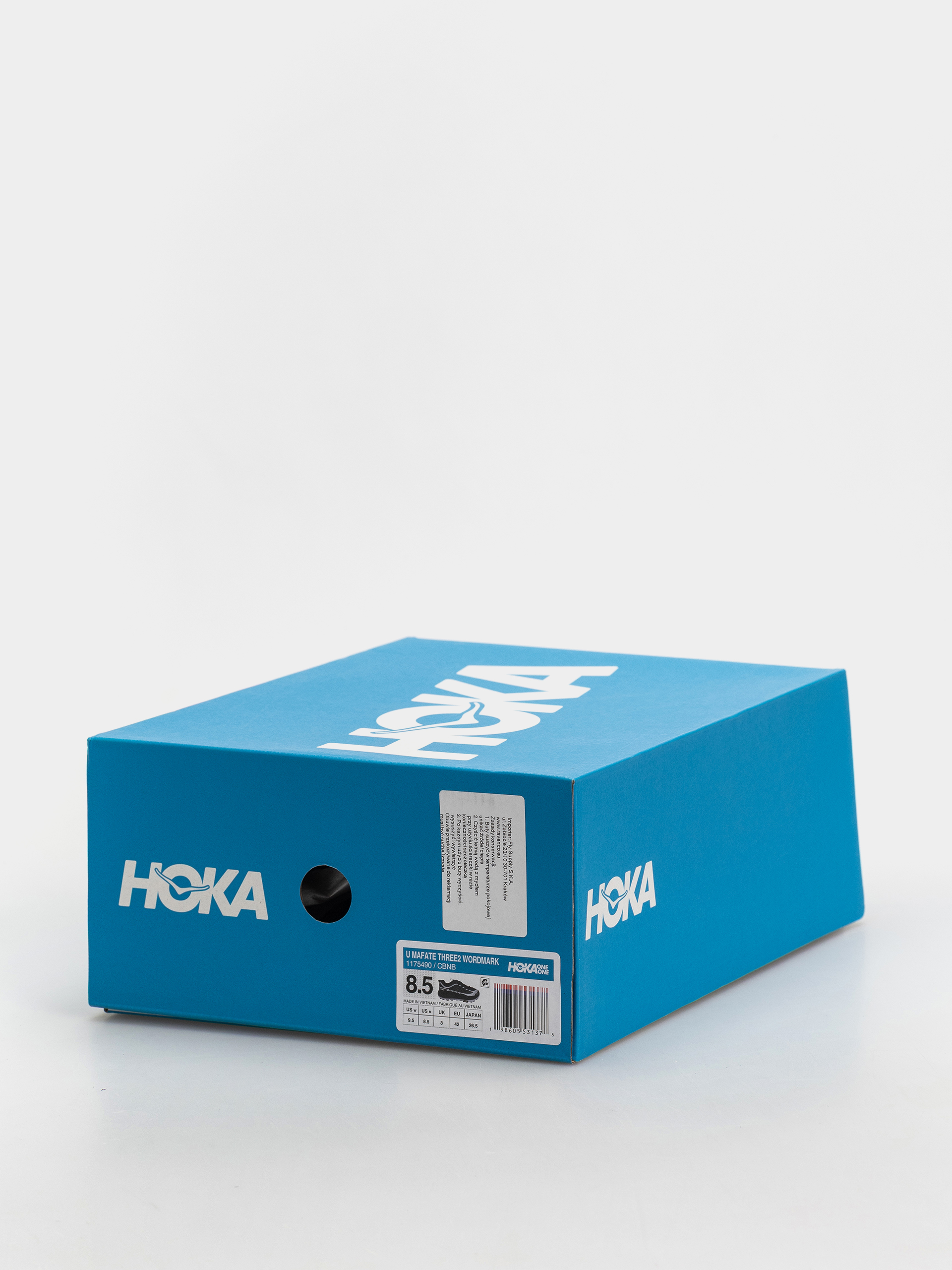 Pantofi Hoka Mafate Three2 Wordmark (carbon black/ambient blue)