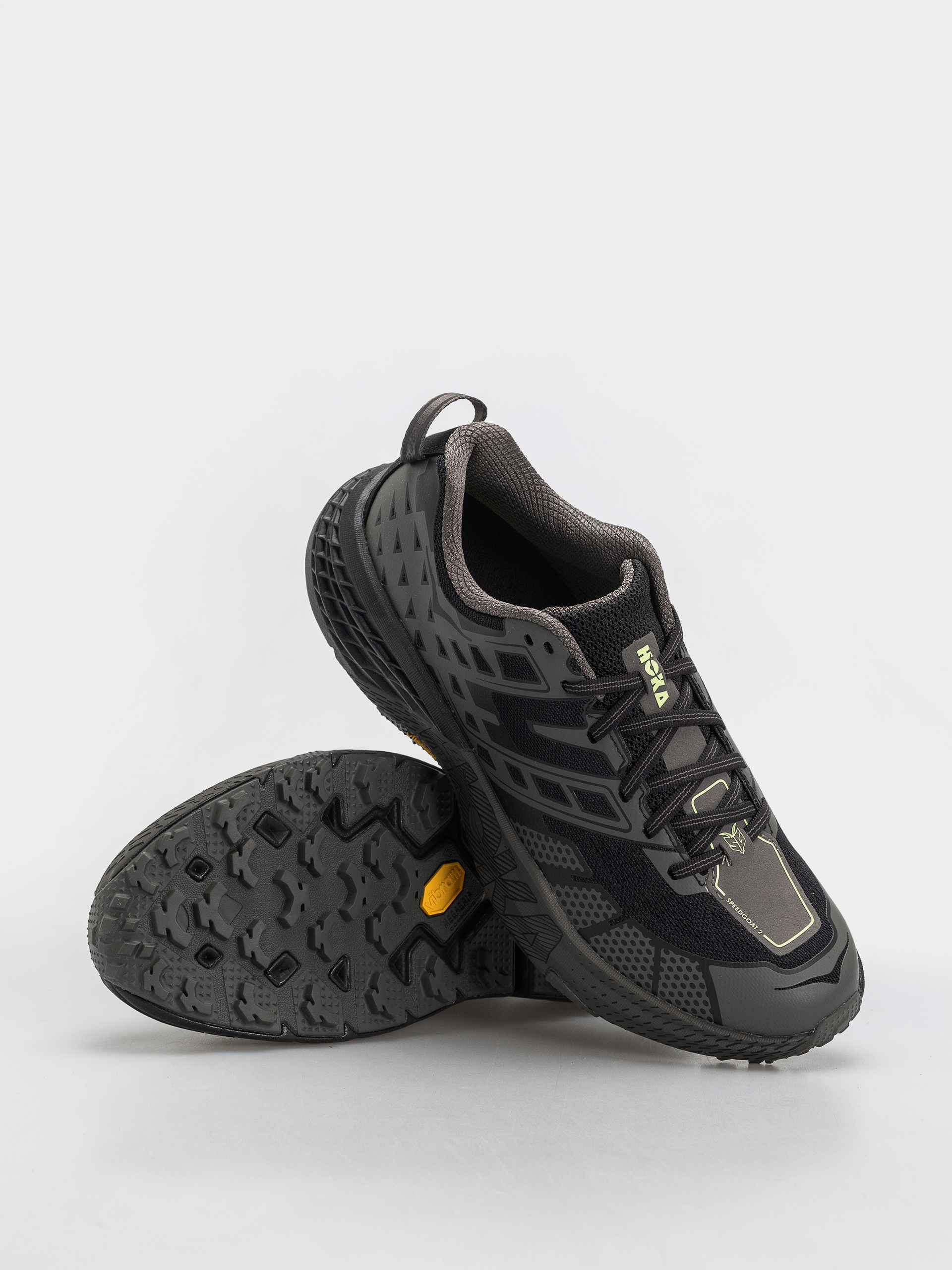 Pantofi Hoka Speedgoat 2 (black/asphalt grey)