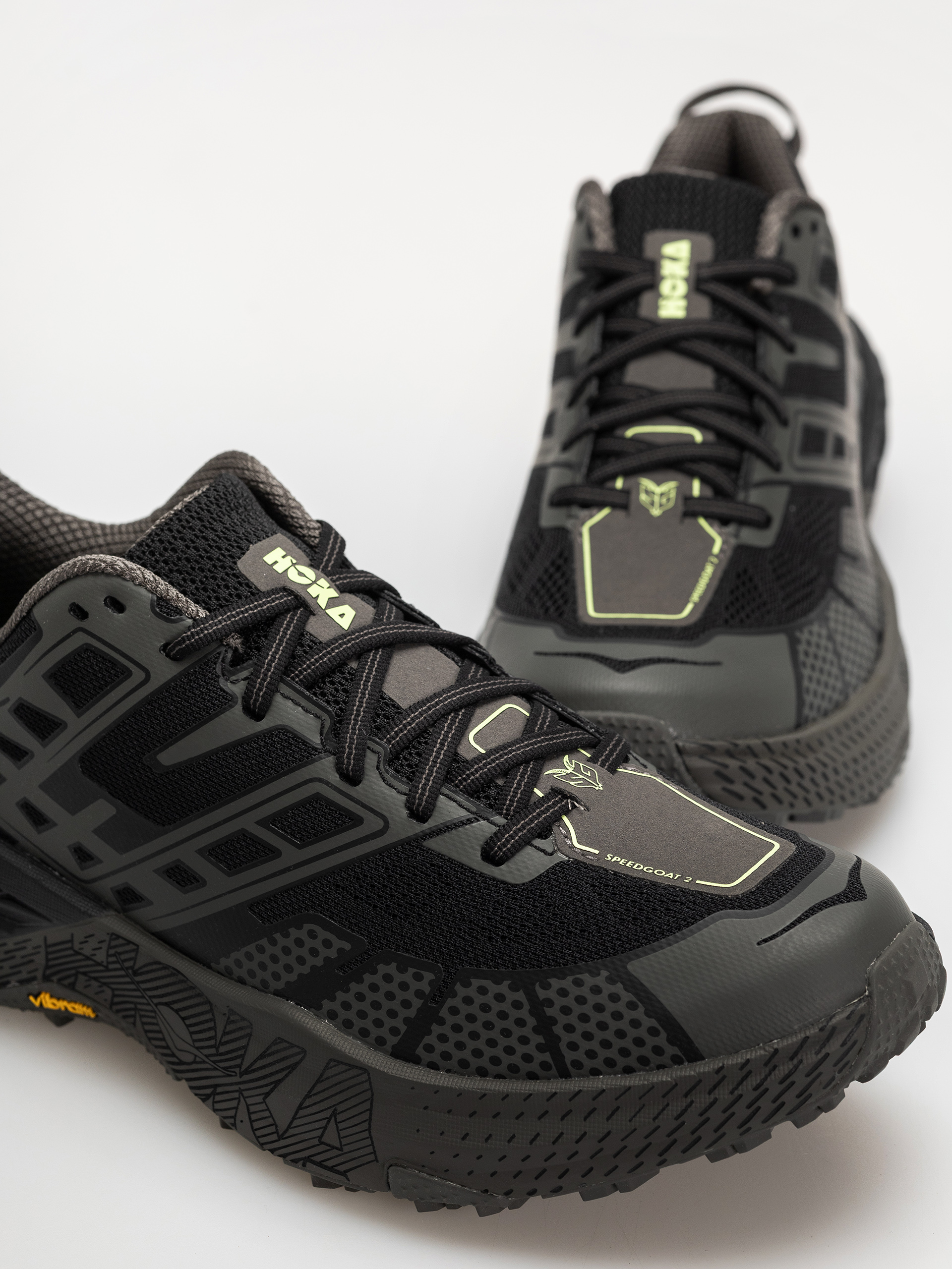 Pantofi Hoka Speedgoat 2 (black/asphalt grey)