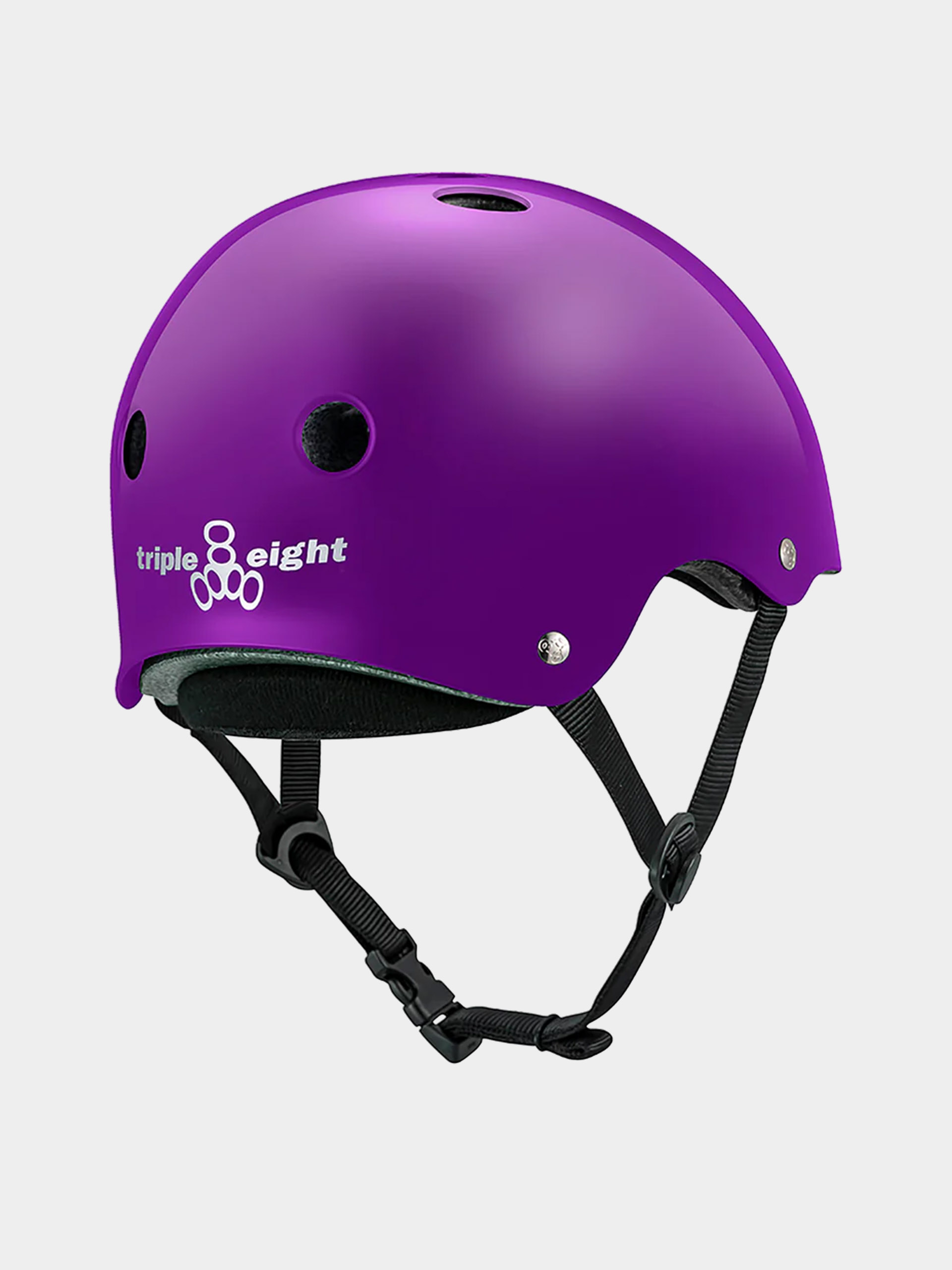 Cască Triple Eight Deep Cover (purple gloss)