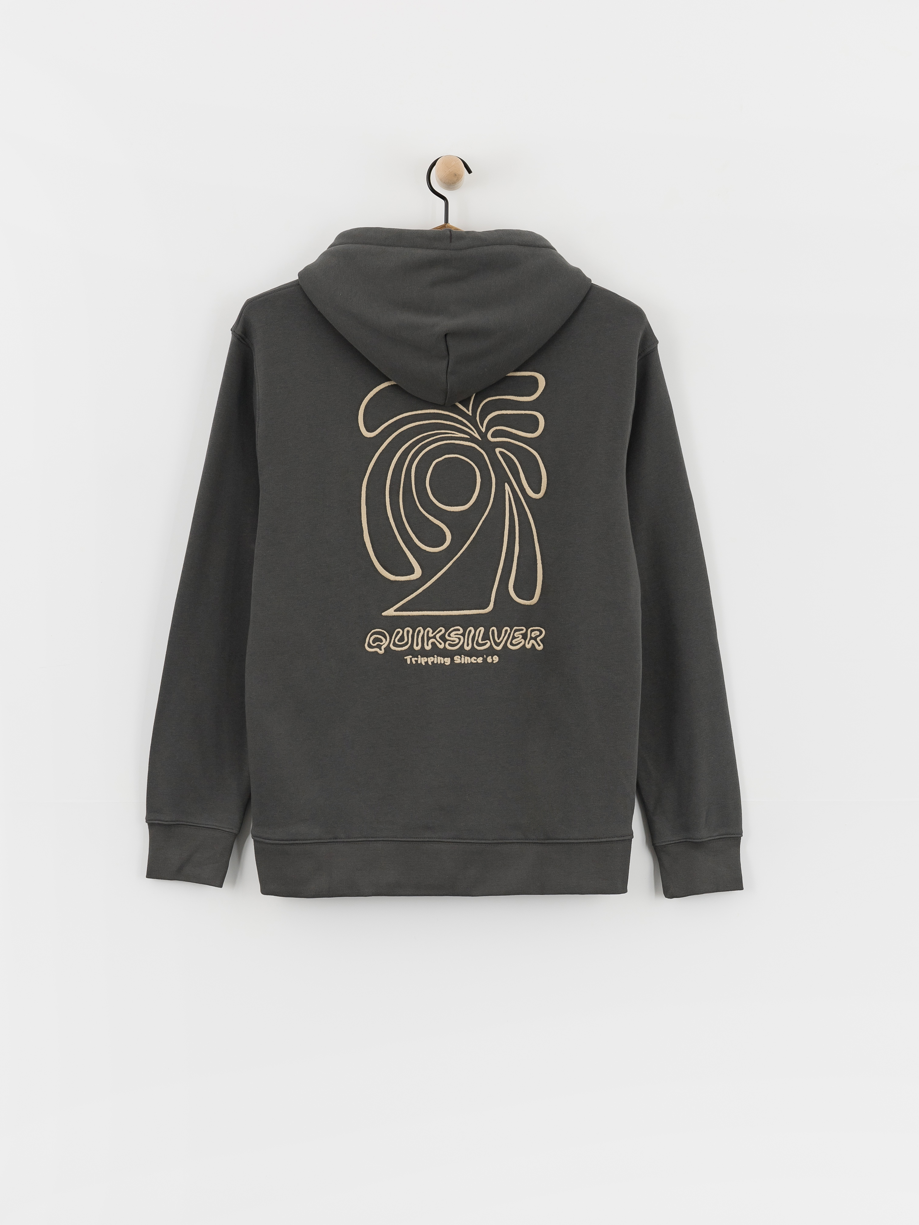 Hanorac cu glugă Quiksilver Salt Water Graphic HD (iron gate)