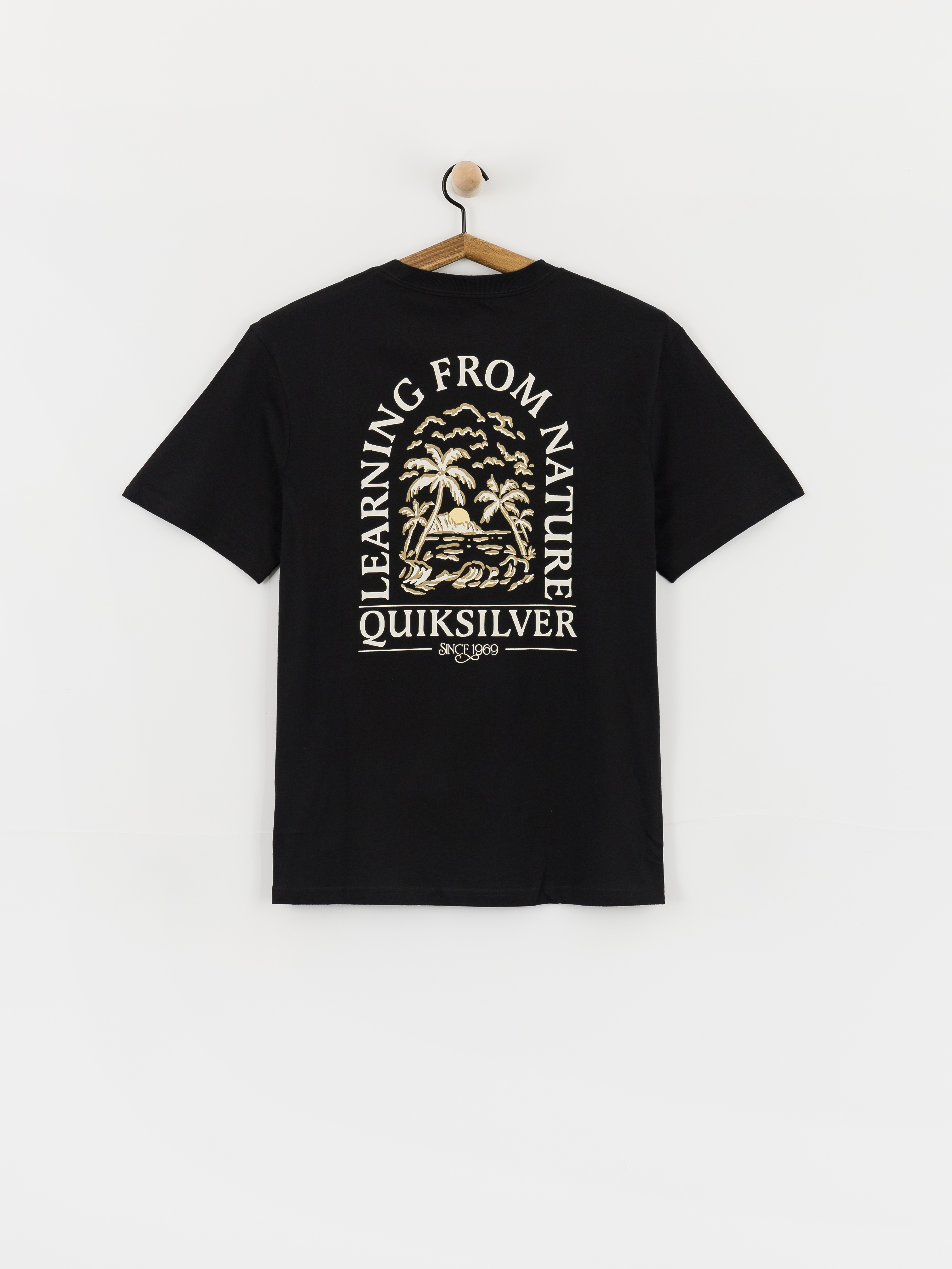 Tricou Quiksilver Evo Learning From Nature (black)