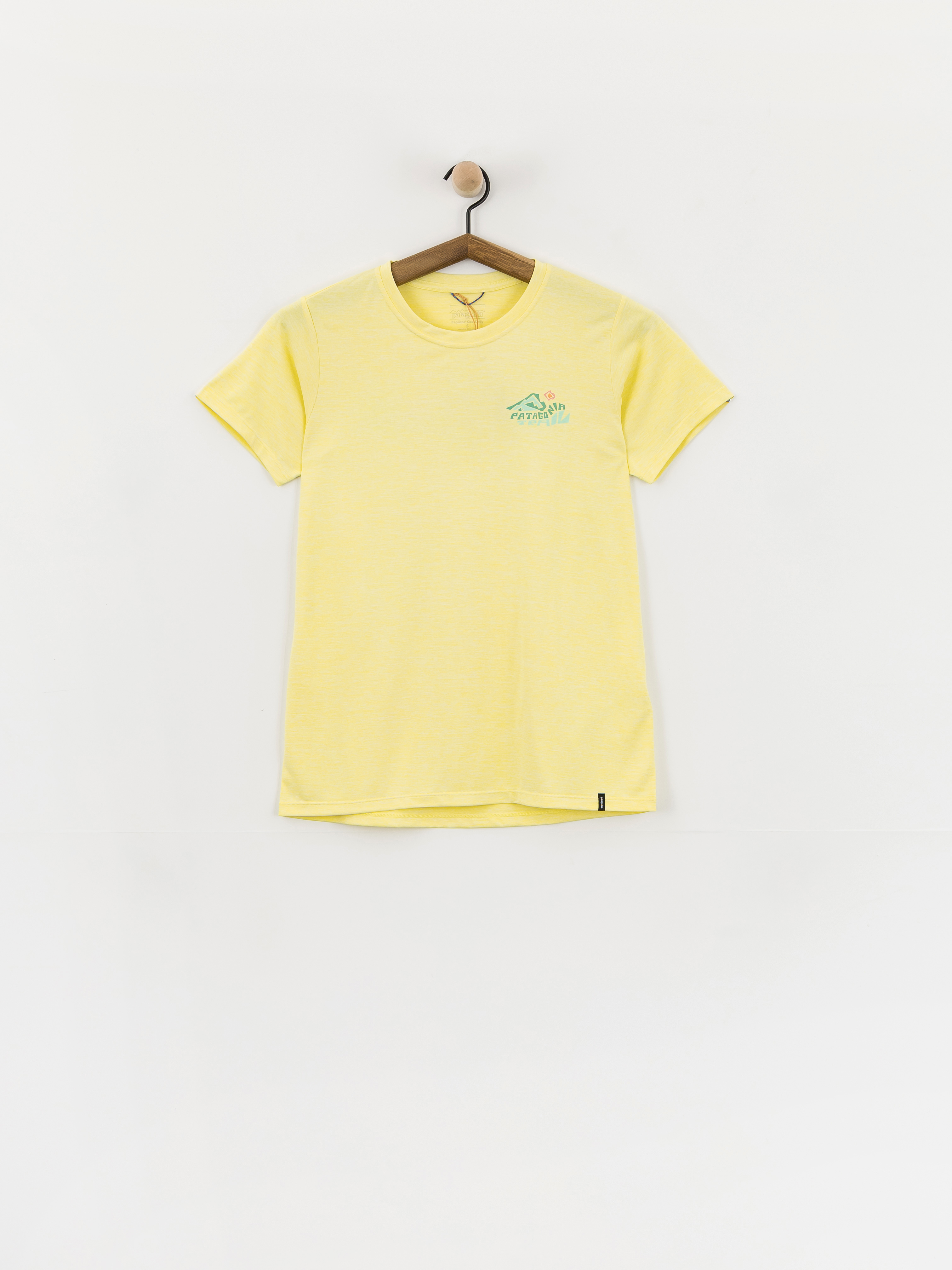 Tricou Patagonia Capilene Cool Trailcheck Wmn (lemon zest)