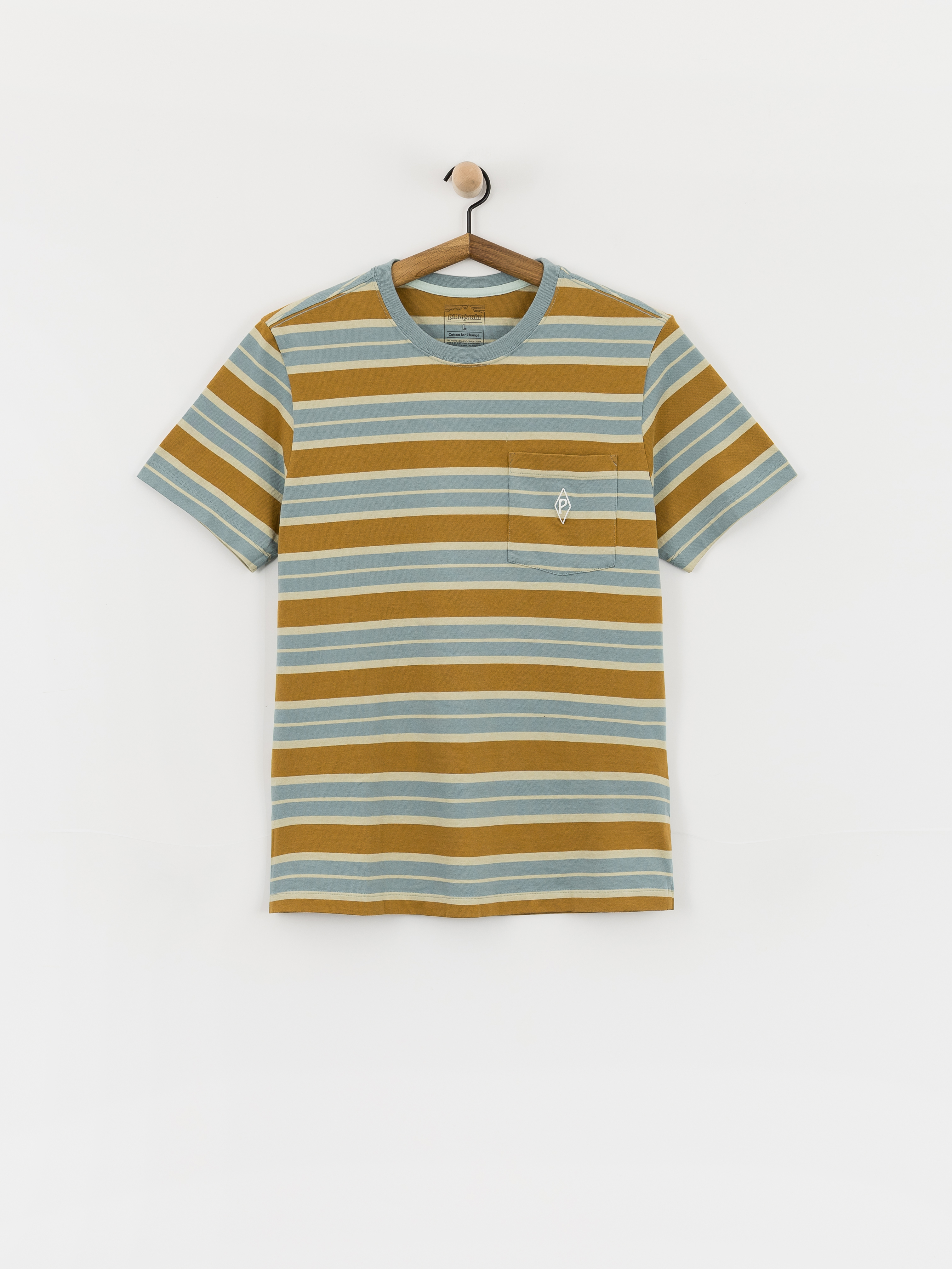 Tricou Patagonia Midweight Water People Mark Pocket (big wall/blue sage)