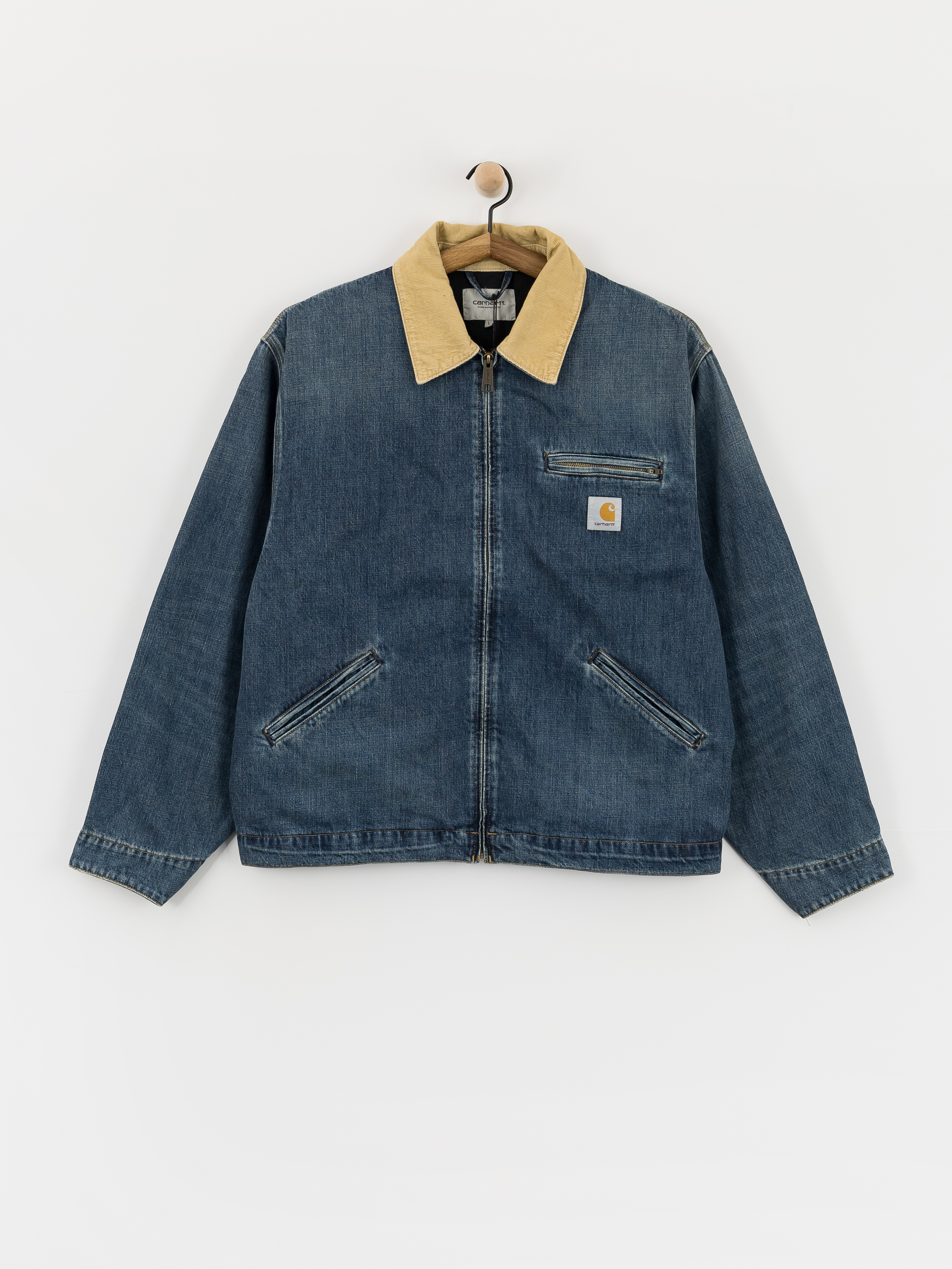 Geacă Carhartt WIP OG Detroit - albastru (blue/dusty h brown)