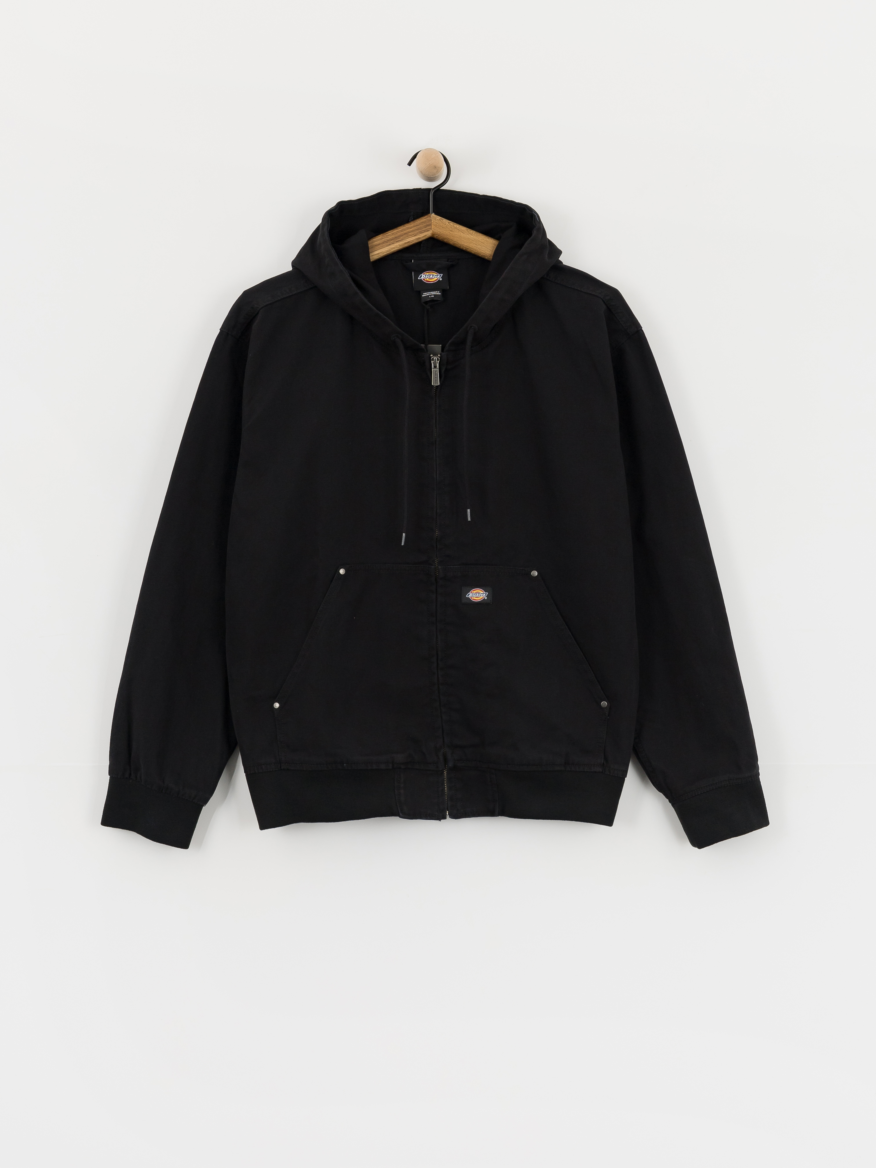 Geacă Dickies Unlined Canvas Hooded Bomber - negru (black)