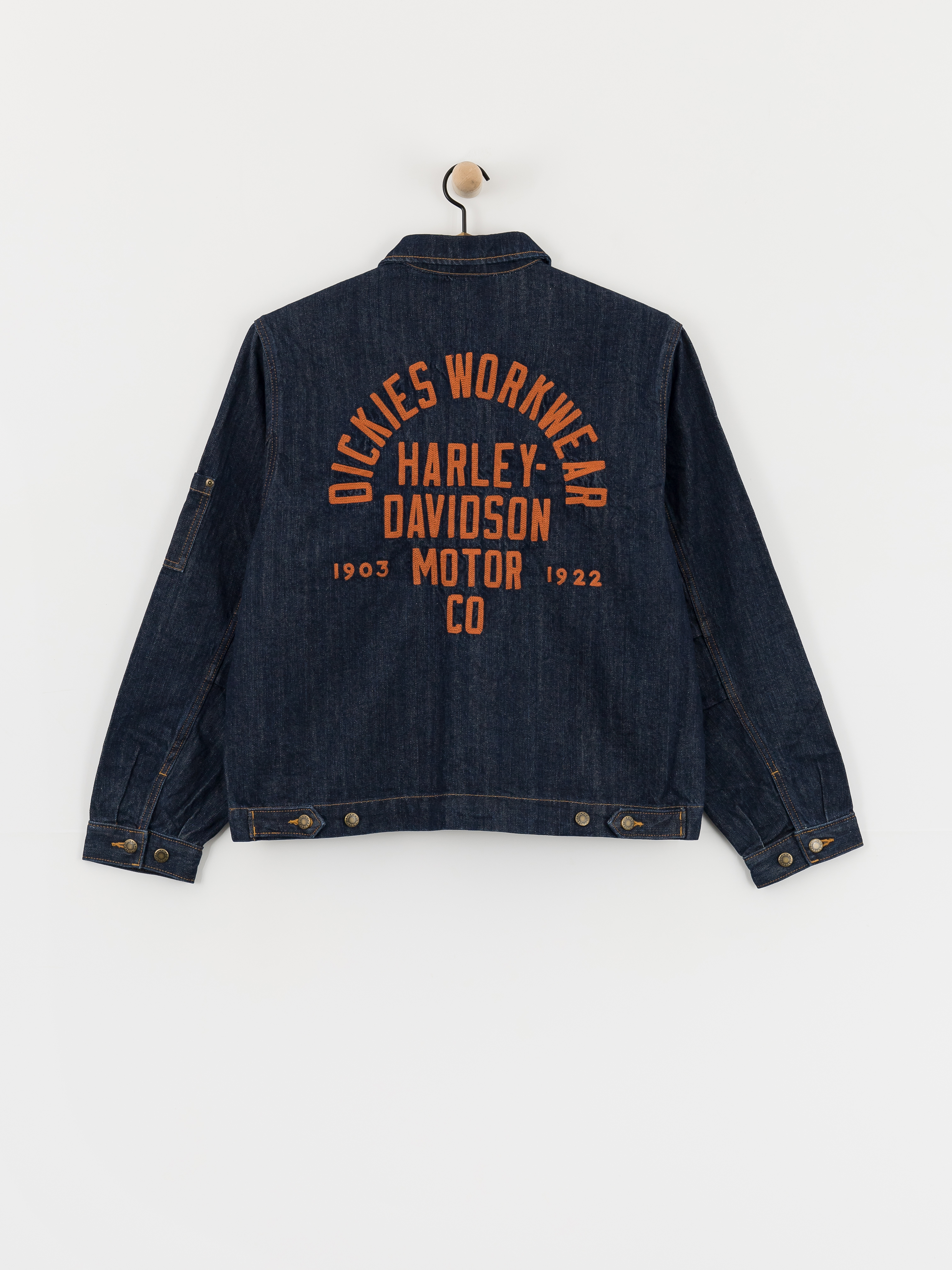 Geacă Dickies X Harley Davidson Boxy Denim (rinsed indigo blue)