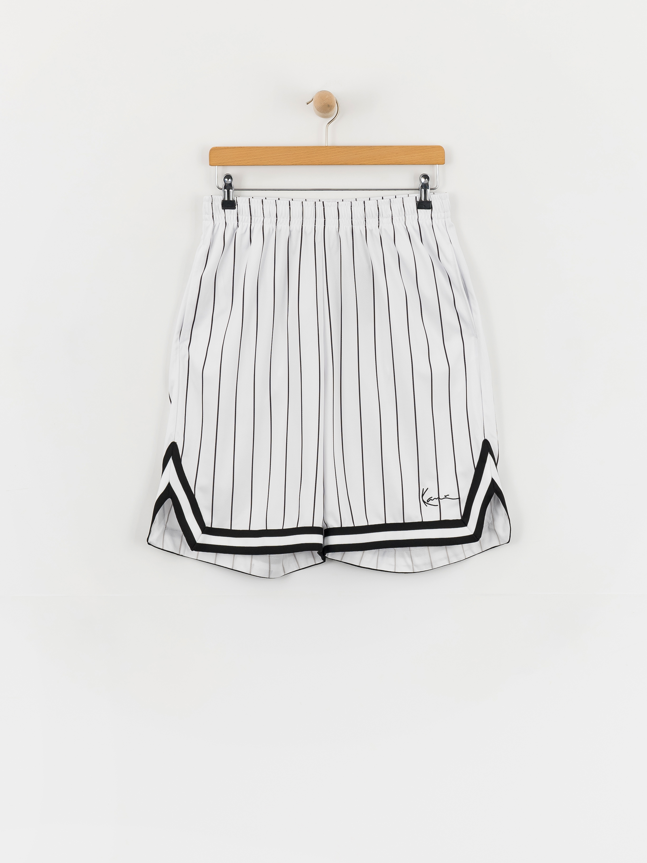 Pantaloni scurți Karl Kani Small Signature Pinstripe Mesh