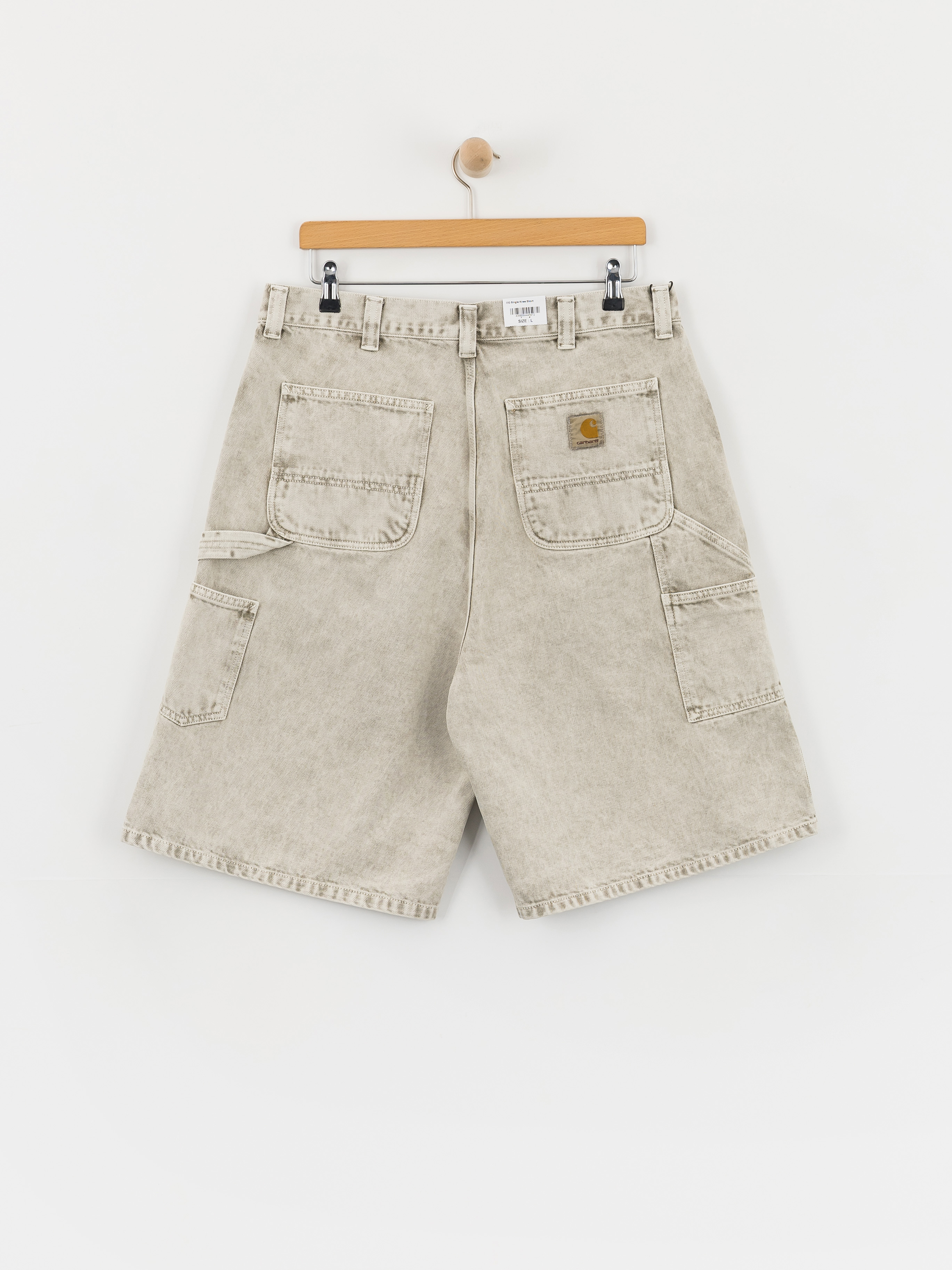 Pantaloni scurți Carhartt WIP OG Single Knee (opuntia chalk wash)