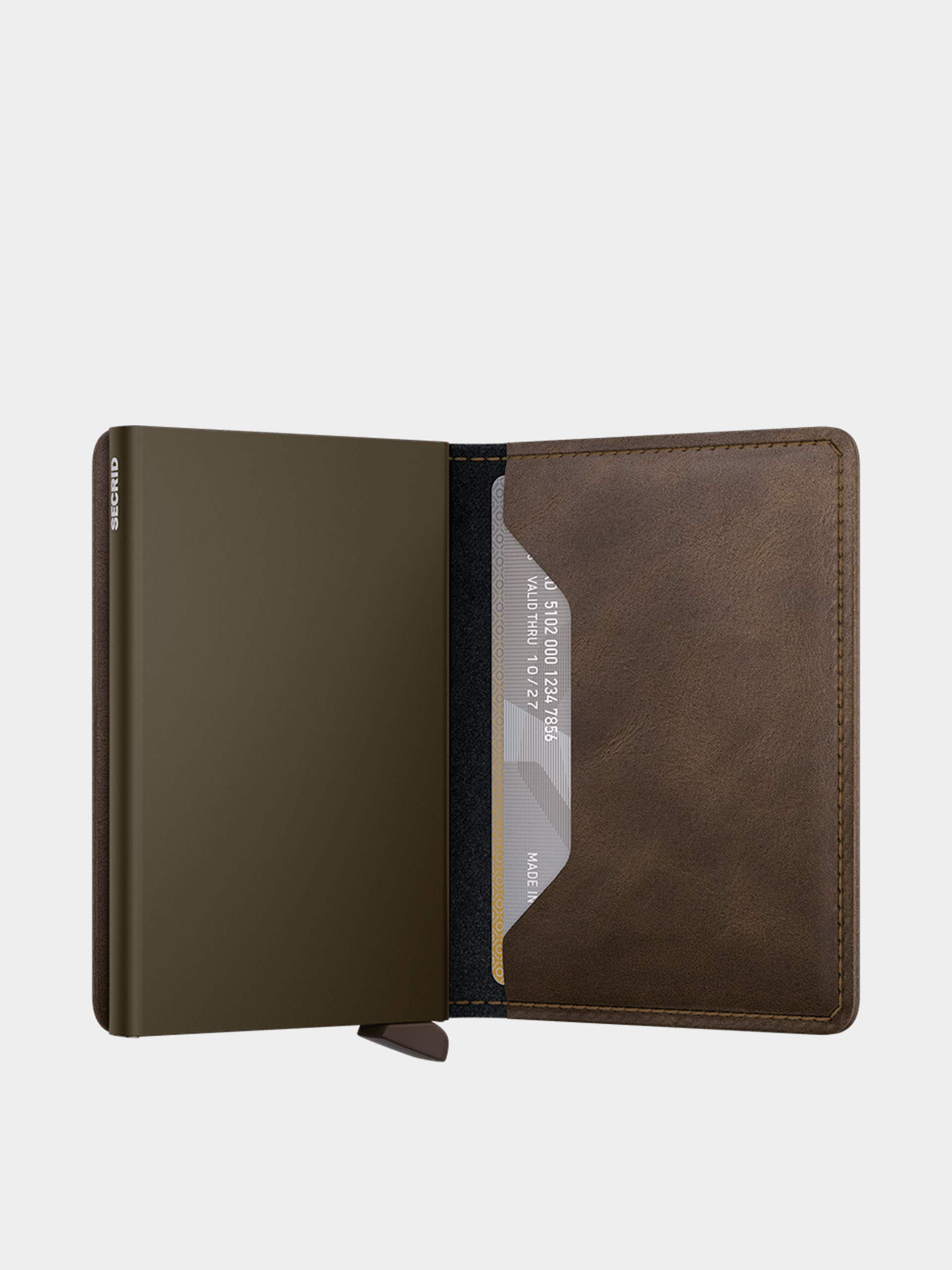 Portofel Secrid Slimwallet (vintage oak)