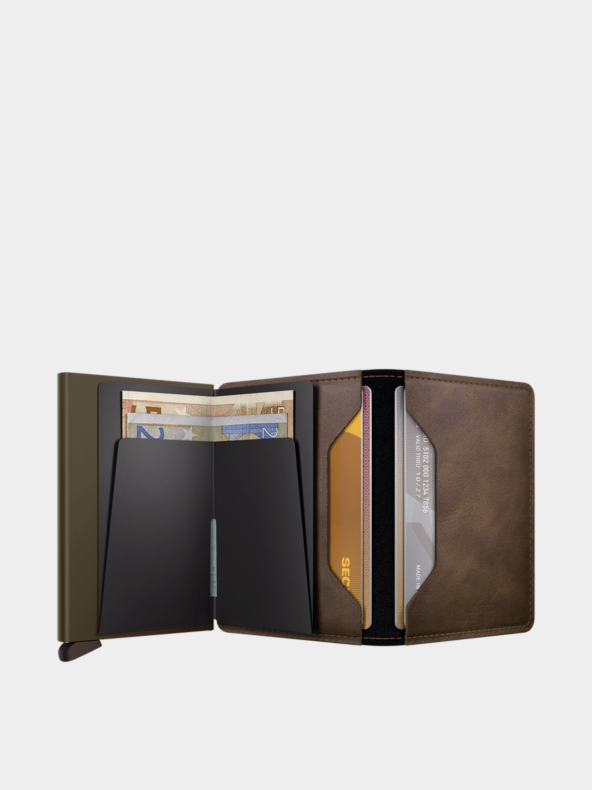 Portofel Secrid Slimwallet (vintage oak)