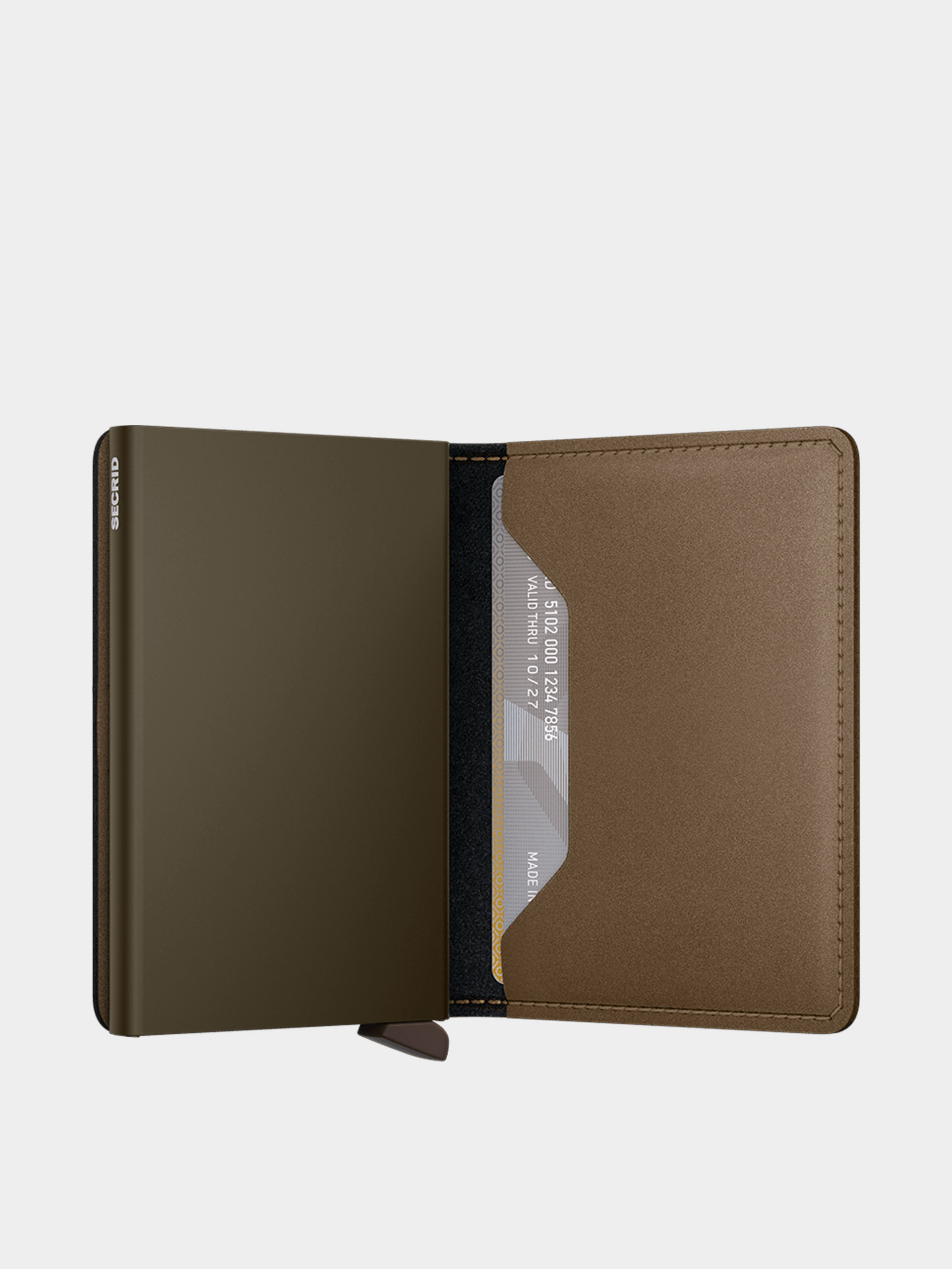 Portofel Secrid Slimwallet (matte satin bronze)
