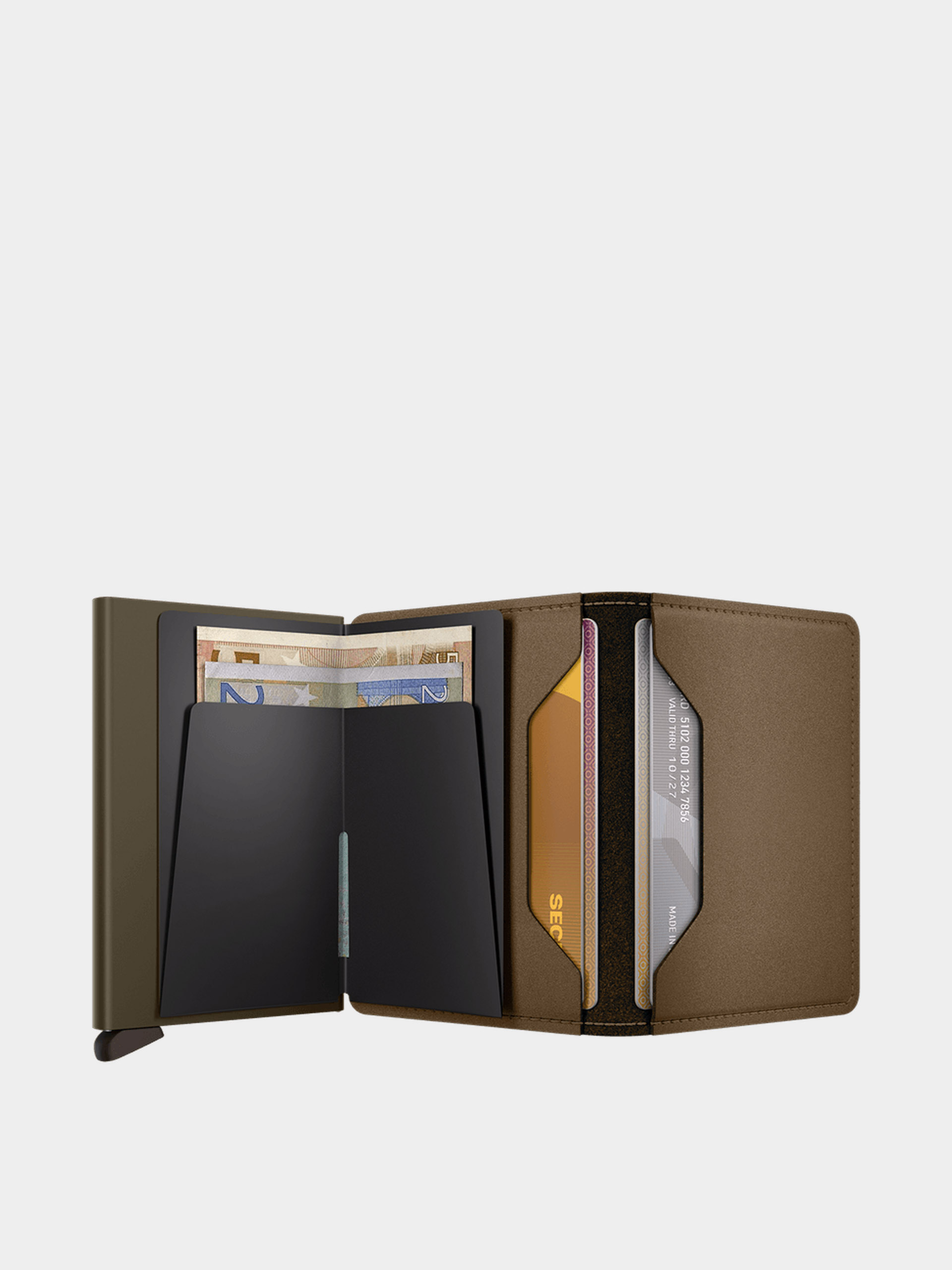 Portofel Secrid Slimwallet (matte satin bronze)