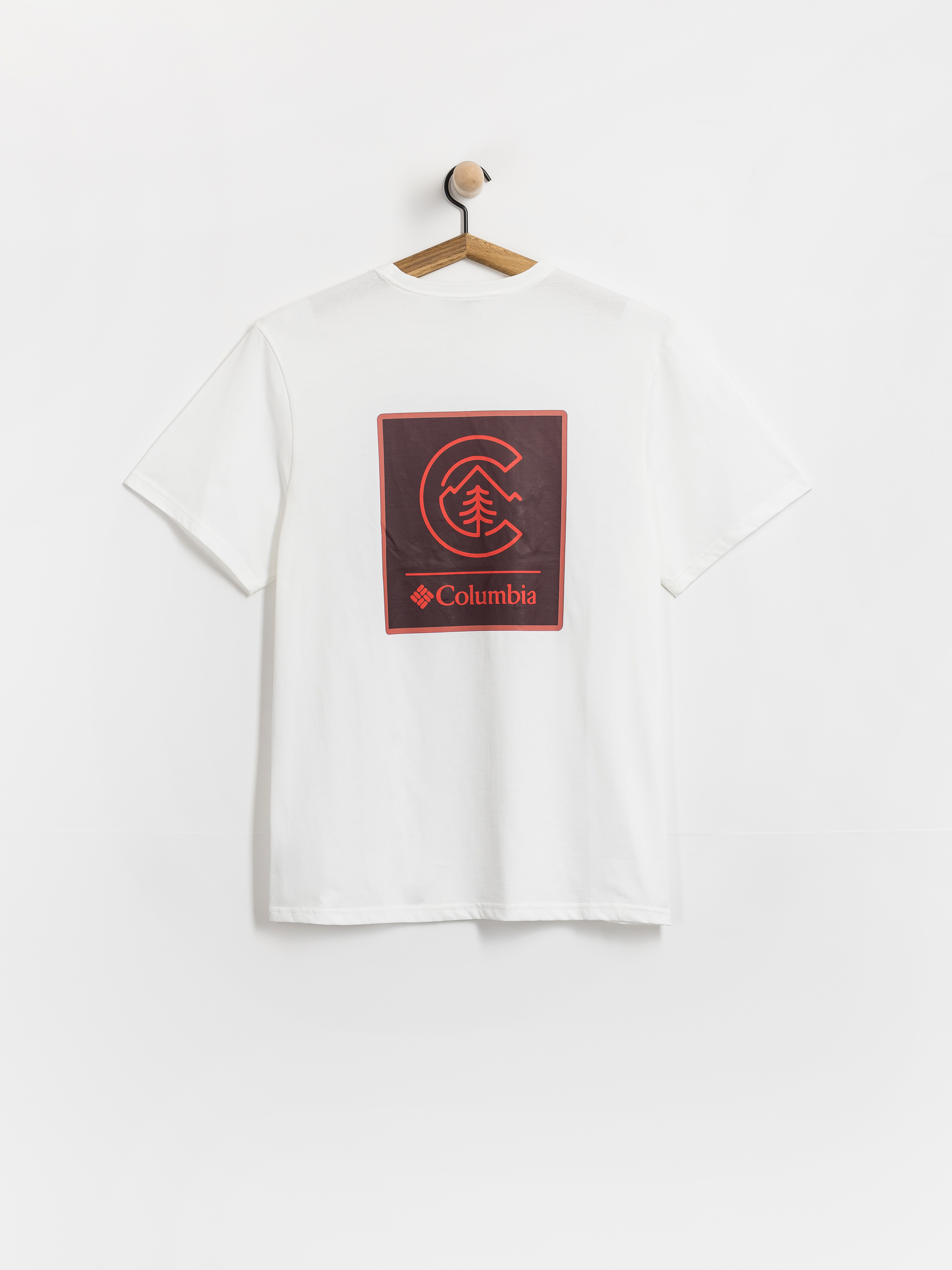 Tricou Columbia CSC Logo Back (white/linework c badge)