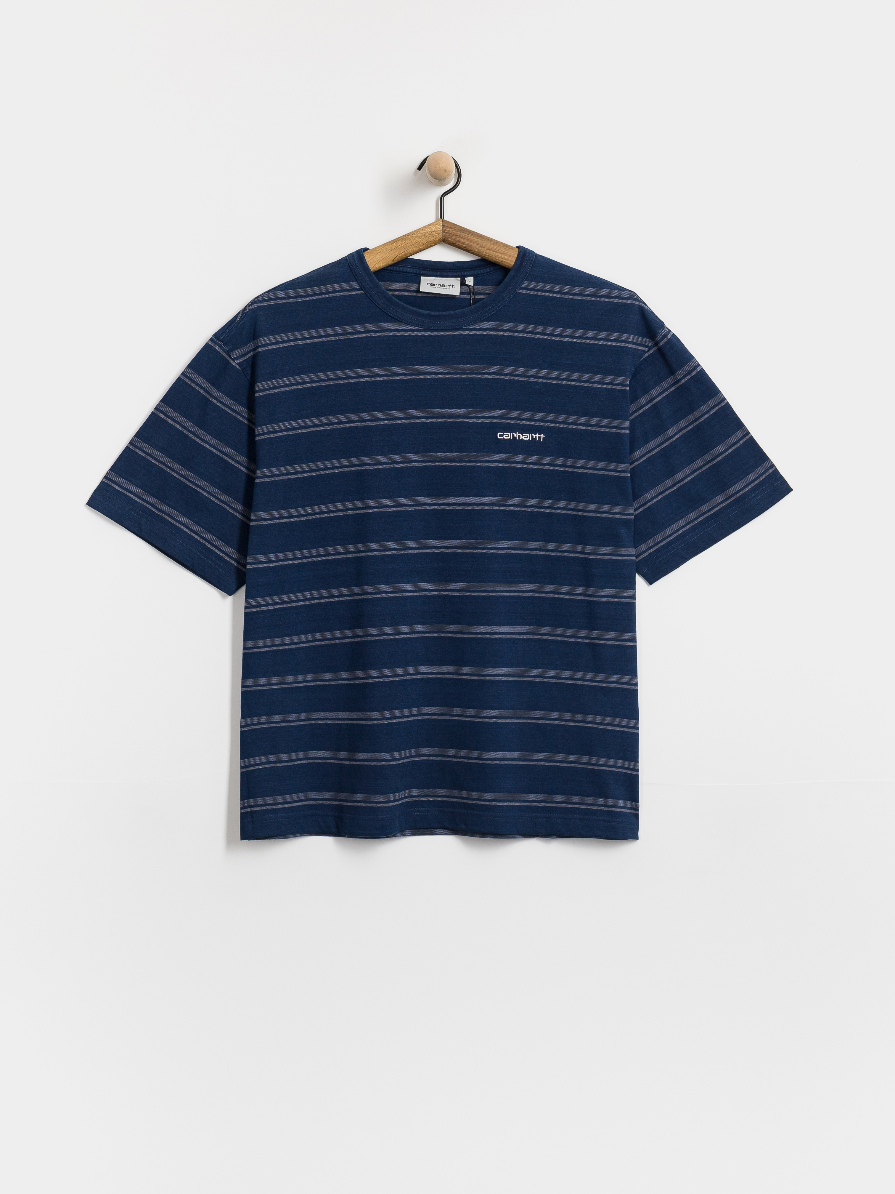 Tricou Carhartt WIP Matti (matti stripe/blue/phlox)