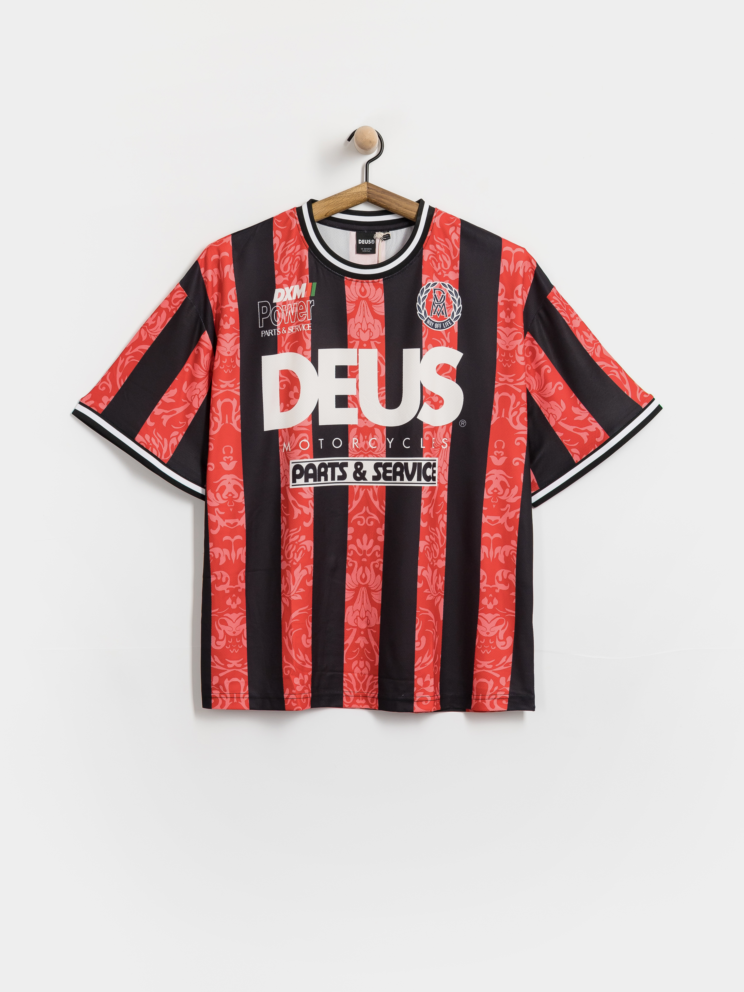 Tricou Deus Ex Machina Nouveau Moto (fiery red)
