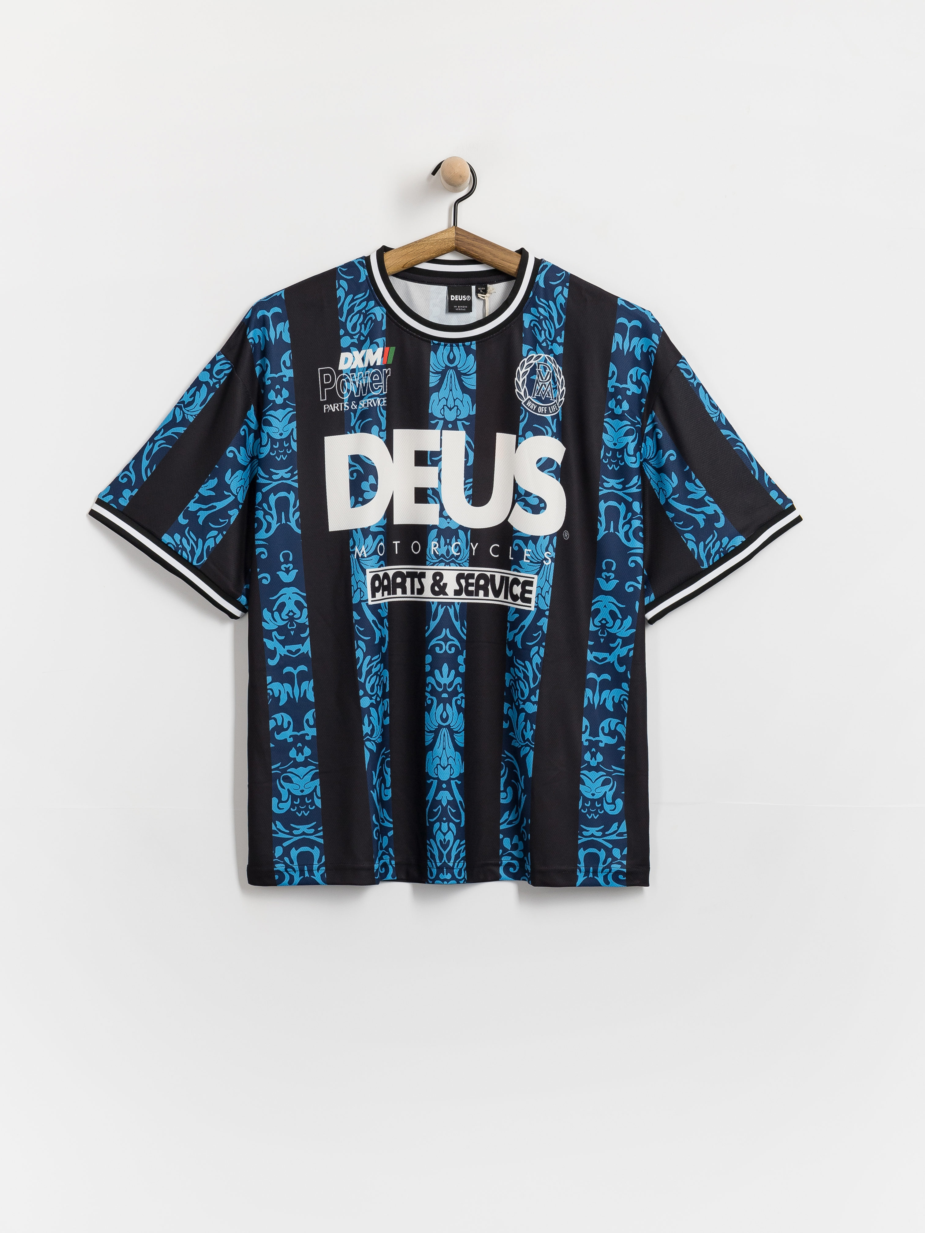 Tricou Deus Ex Machina Nouveau Moto (pageant blue)